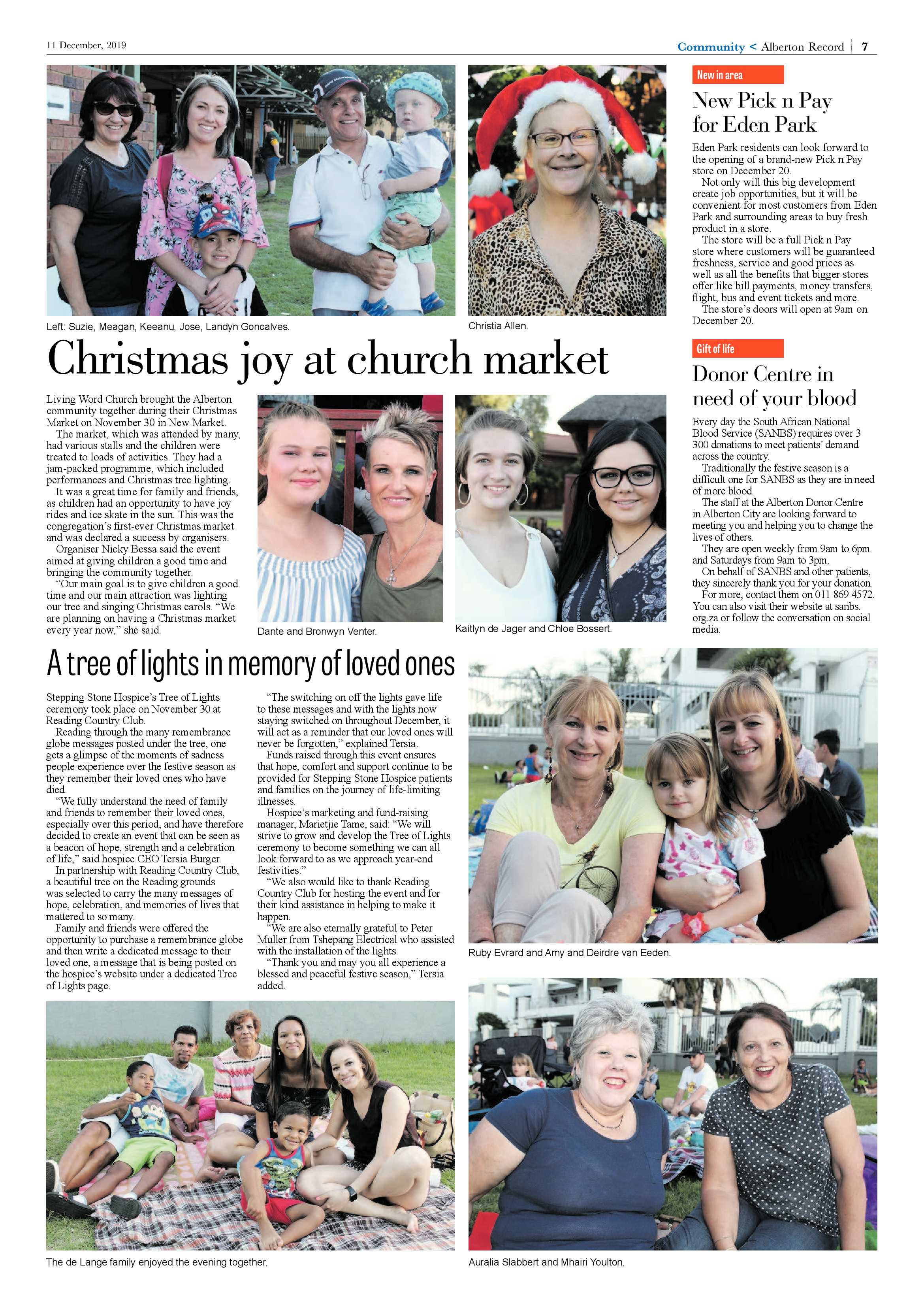 Alberton Record 11 December 2019 page 7