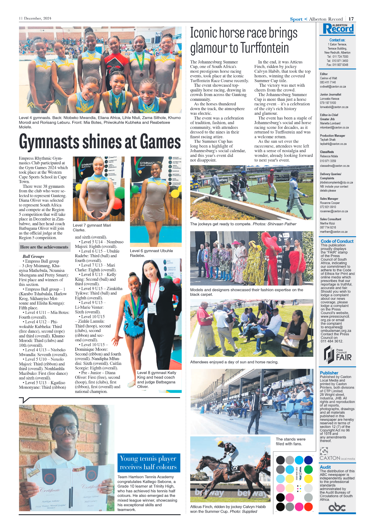 Alberton Record 11 December 2024 page 19