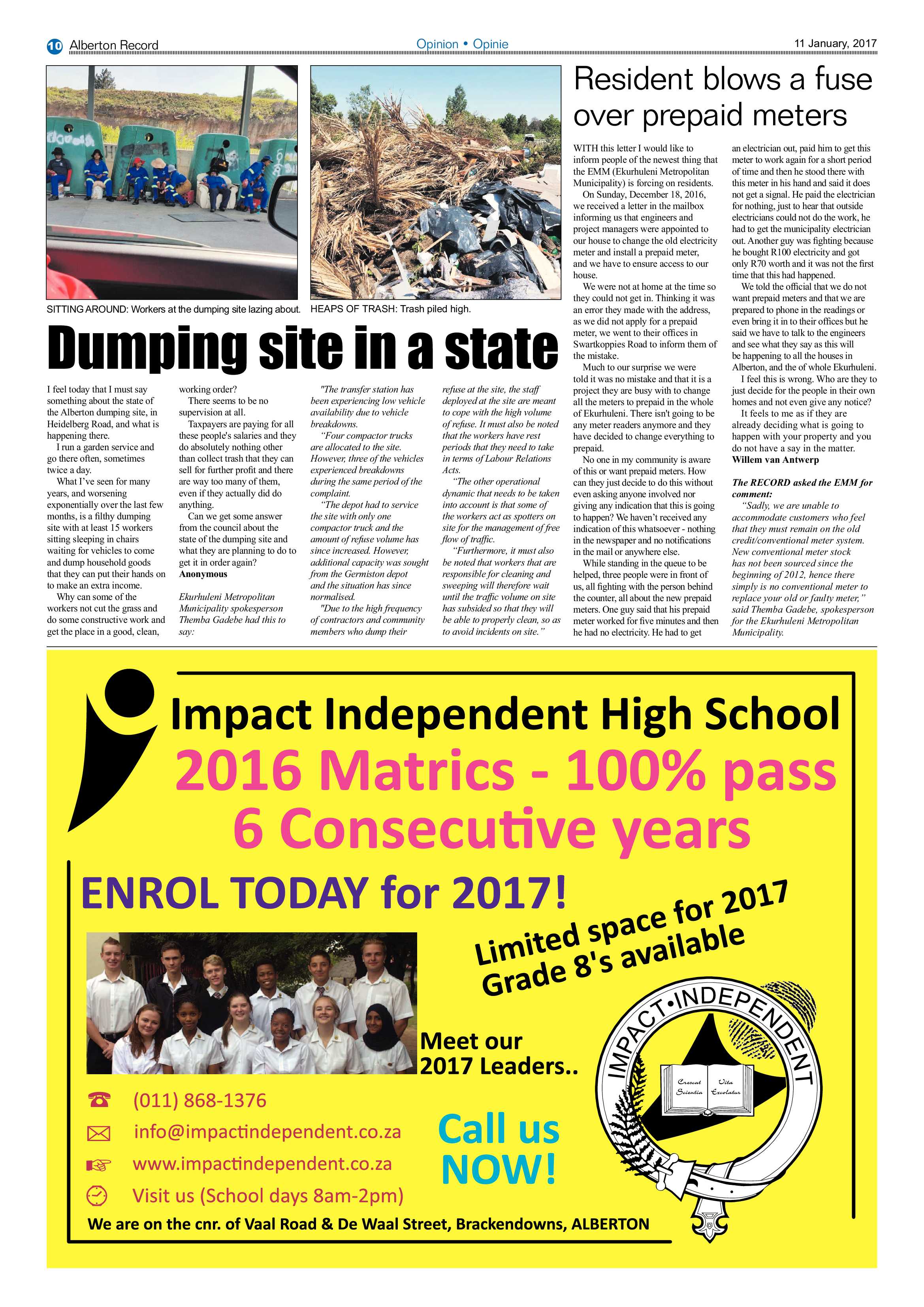 Alberton Record 11 January 2017 page 10