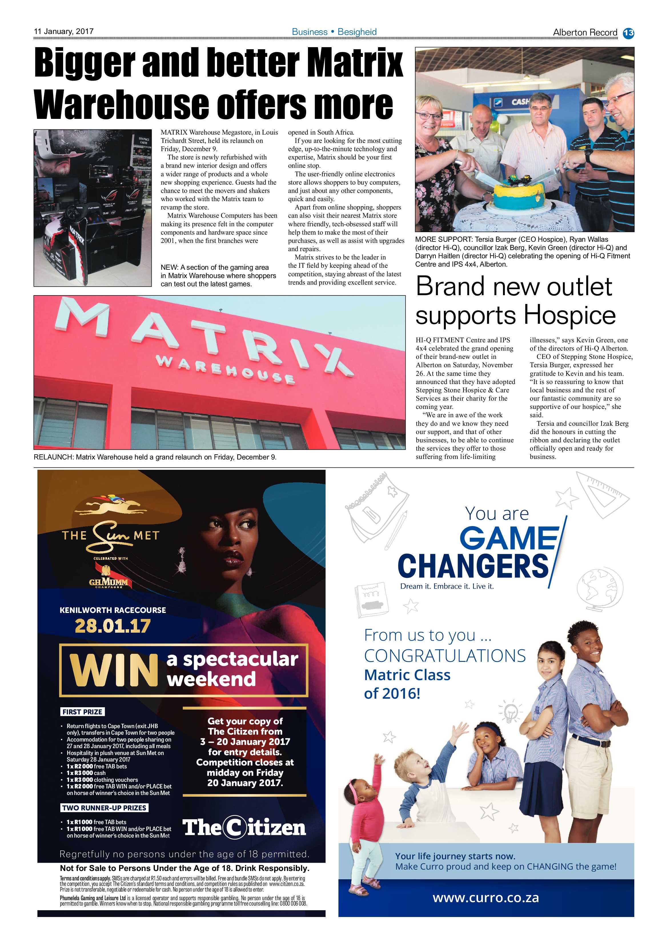 Alberton Record 11 January 2017 page 13