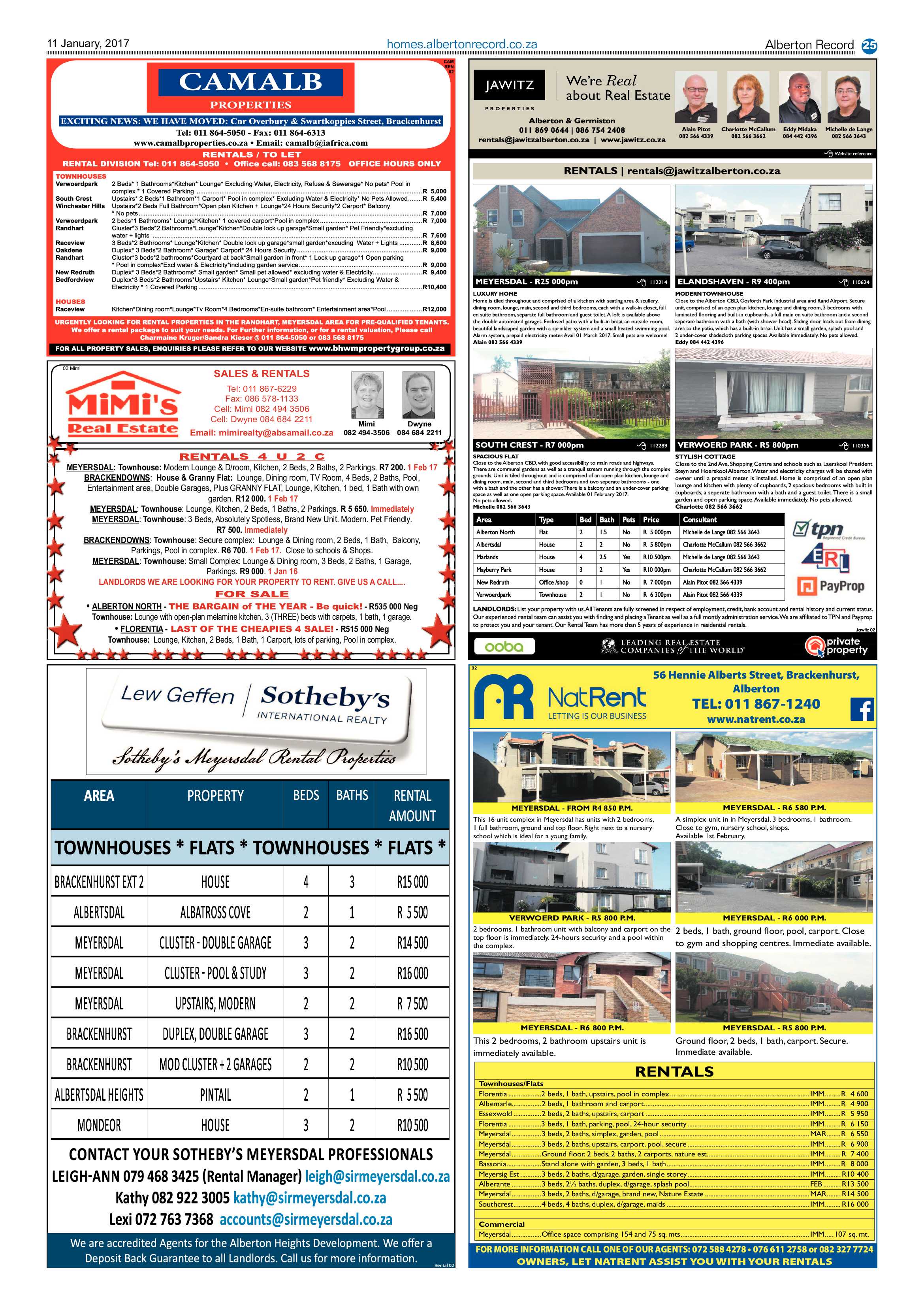 Alberton Record 11 January 2017 page 25