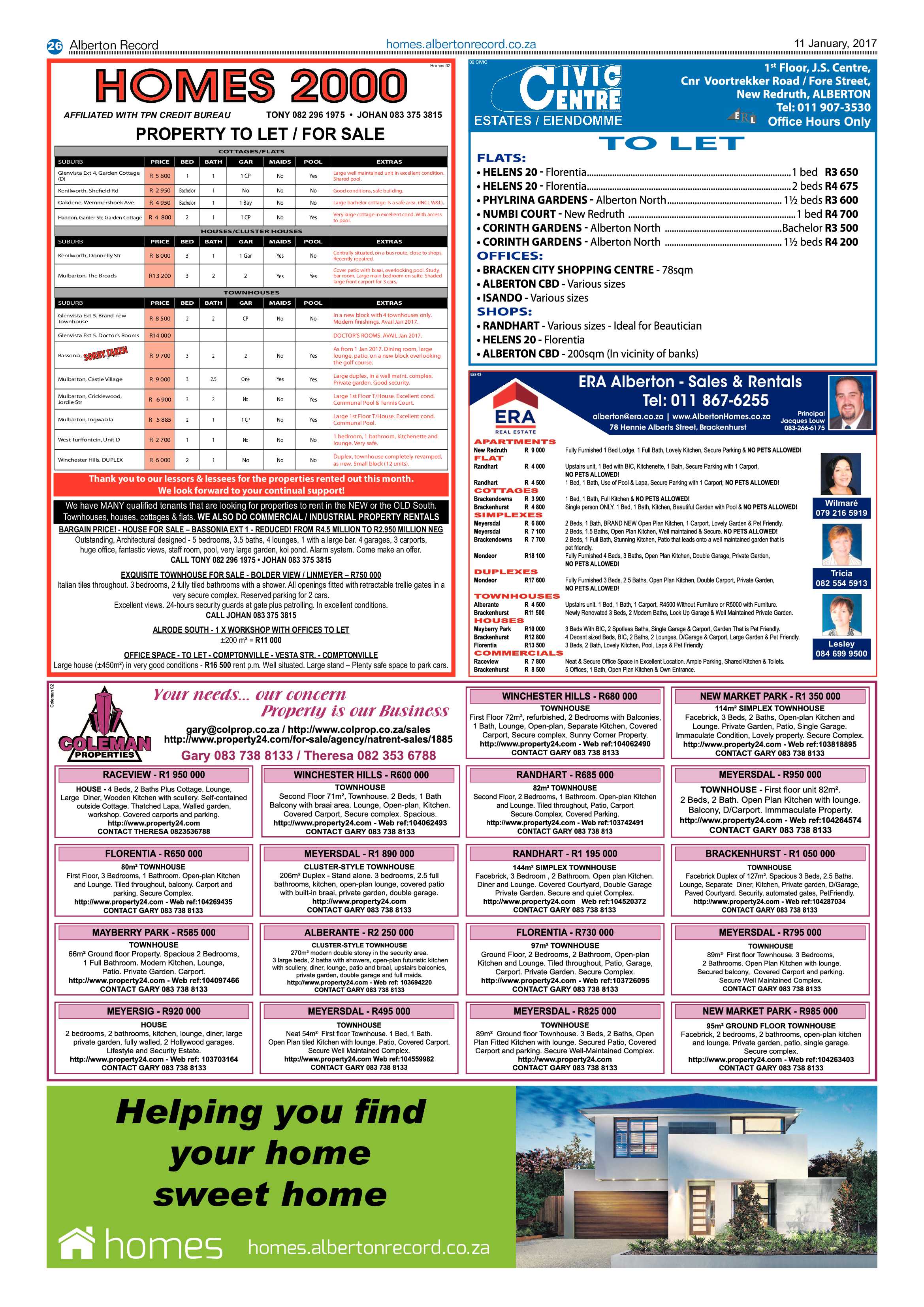Alberton Record 11 January 2017 page 26