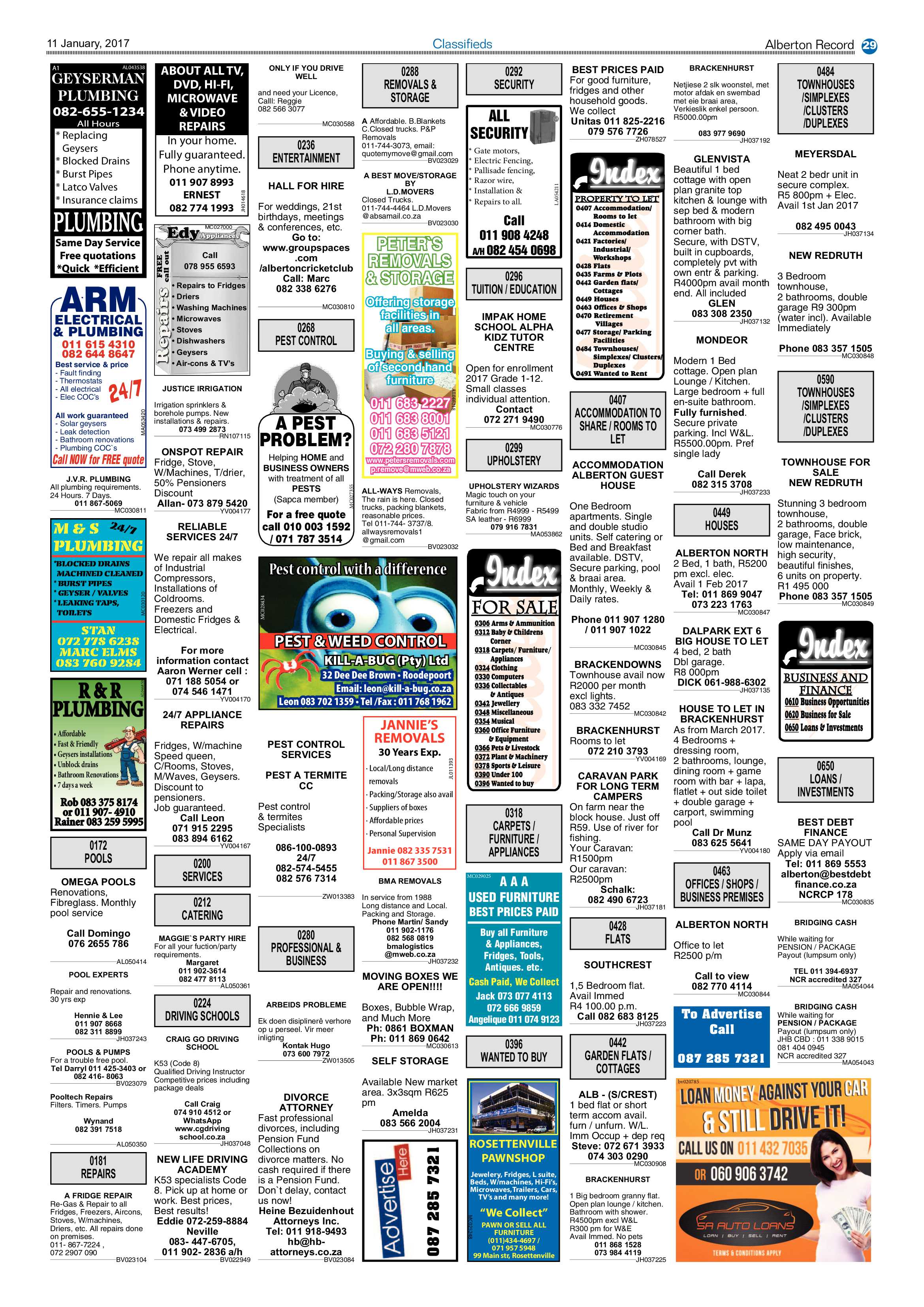 Alberton Record 11 January 2017 page 29