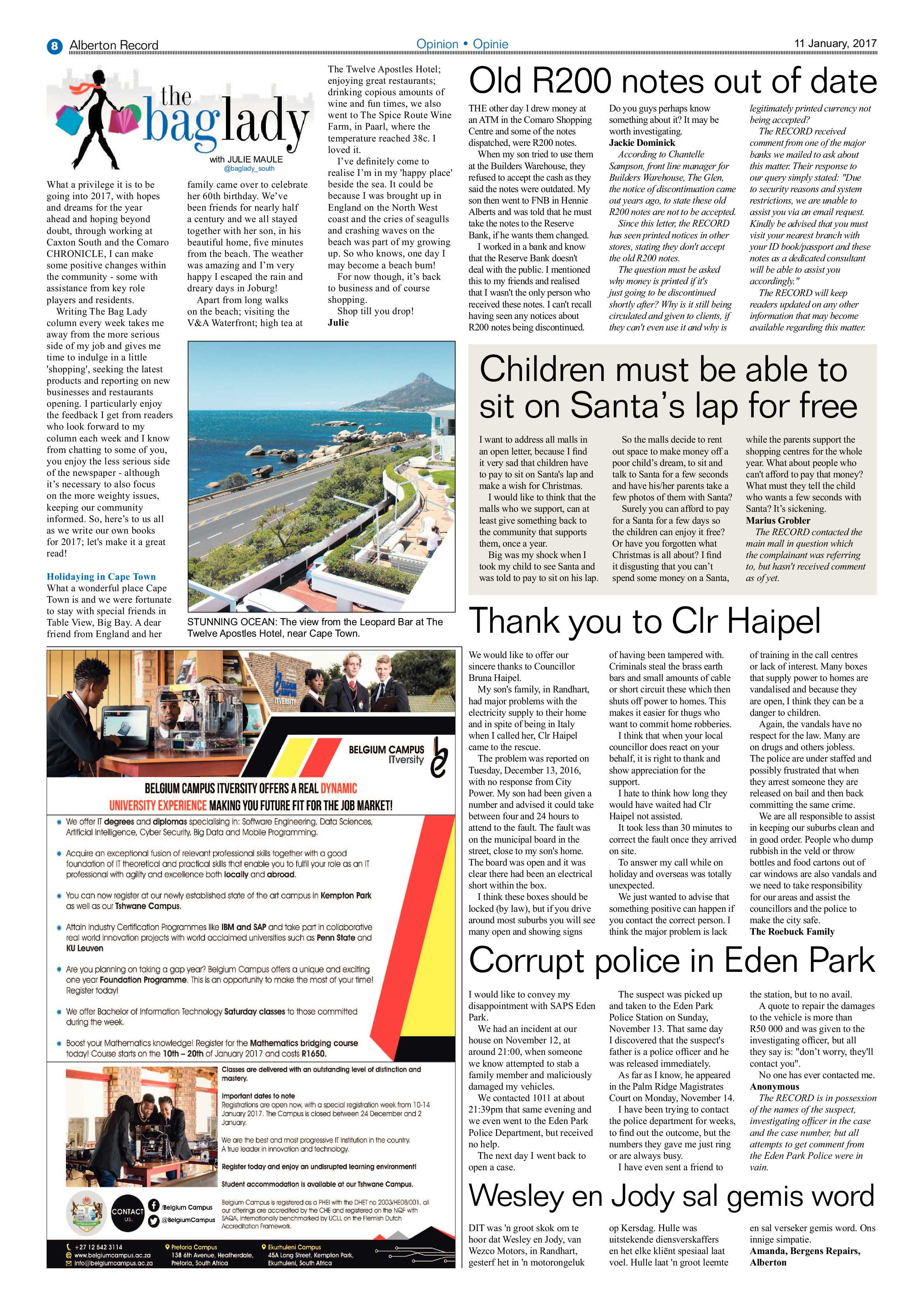 Alberton Record 11 January 2017 page 8