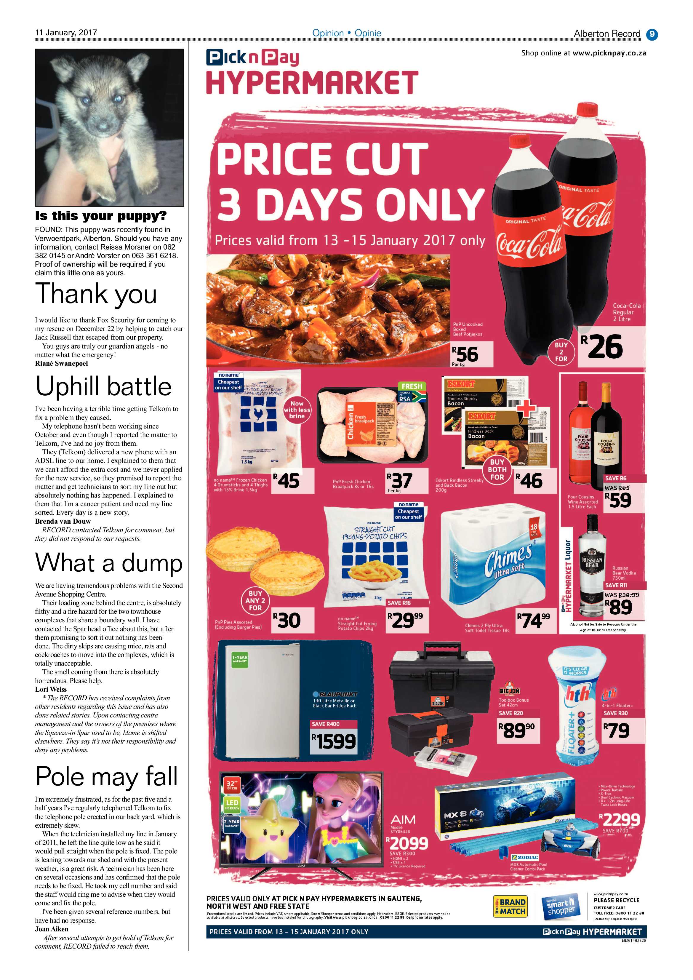 Alberton Record 11 January 2017 page 9