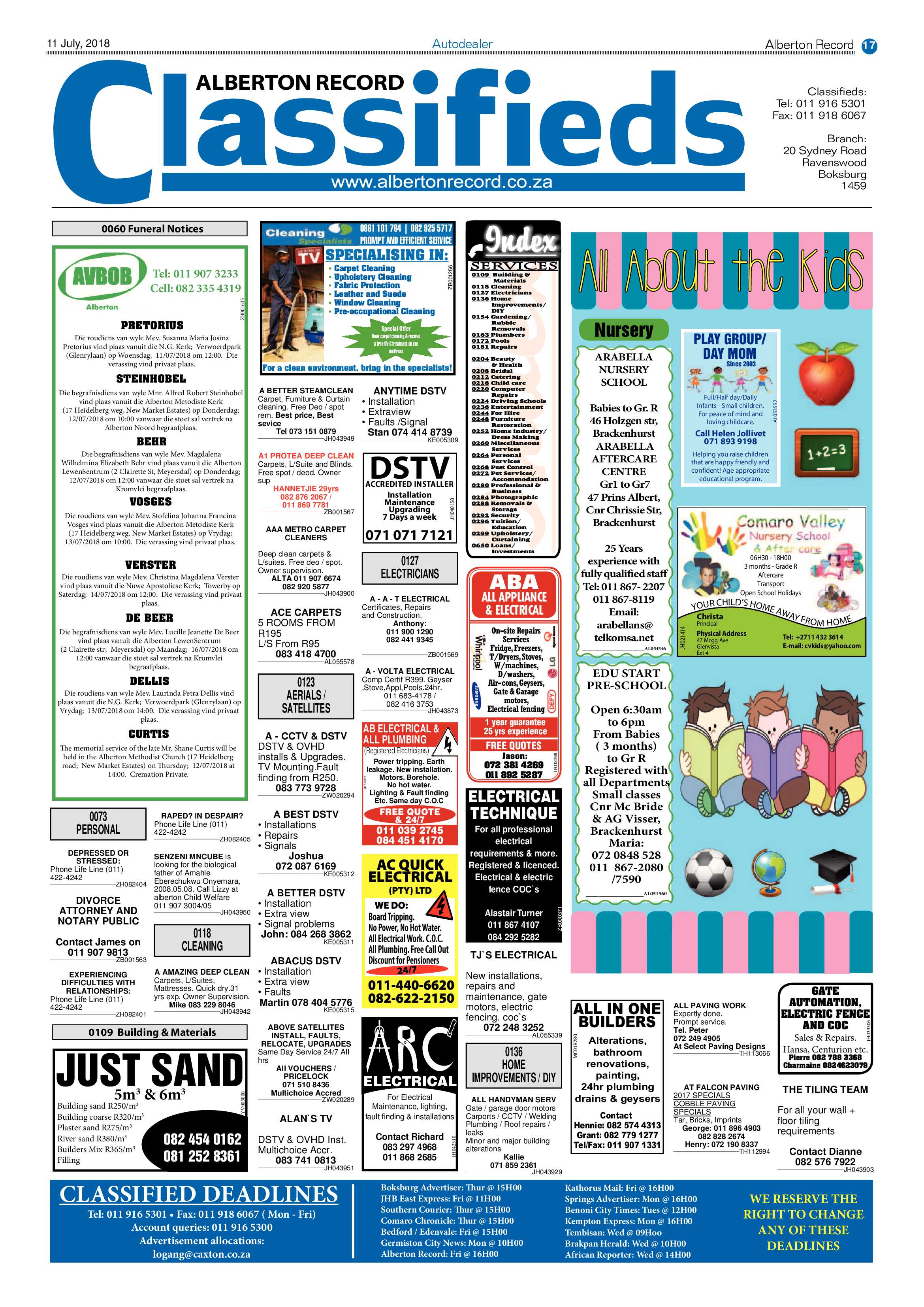 Alberton Record 11 July 2018 page 17