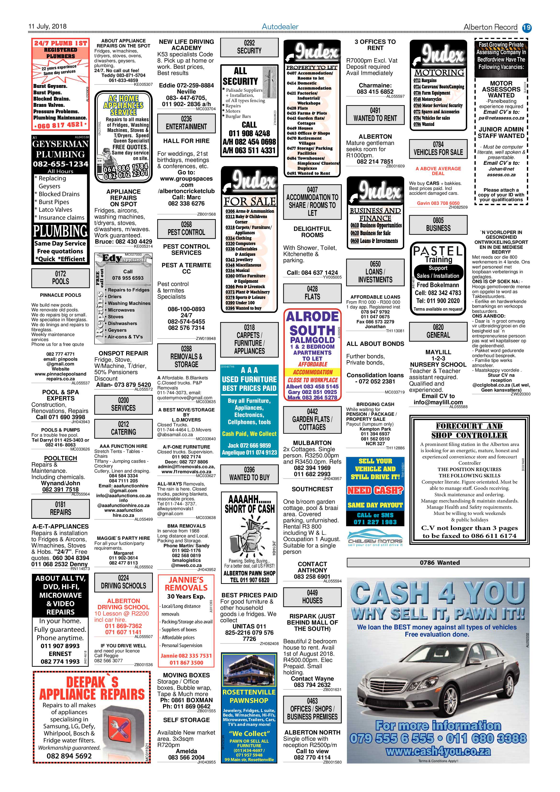 Alberton Record 11 July 2018 page 19