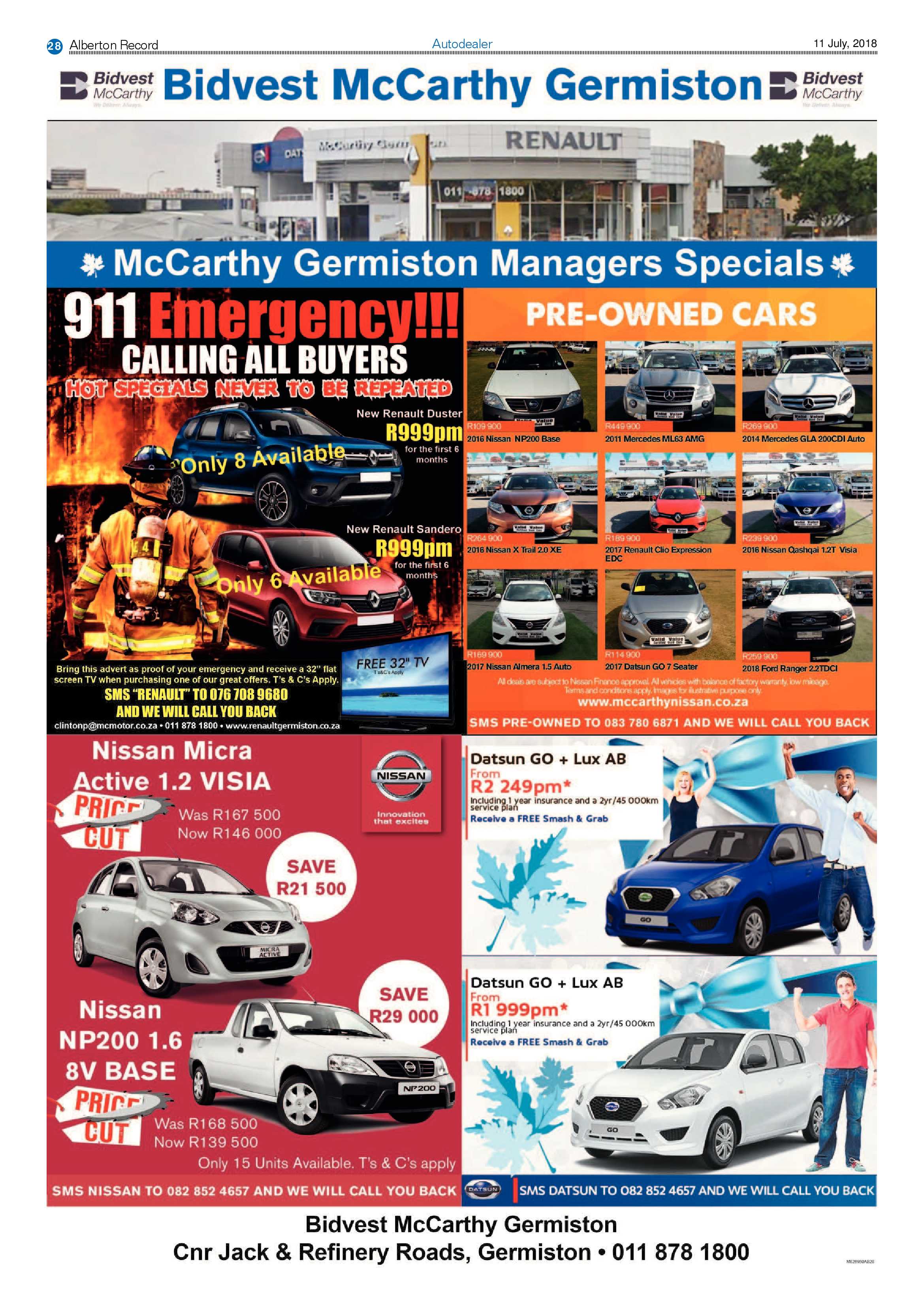 Alberton Record 11 July 2018 page 28