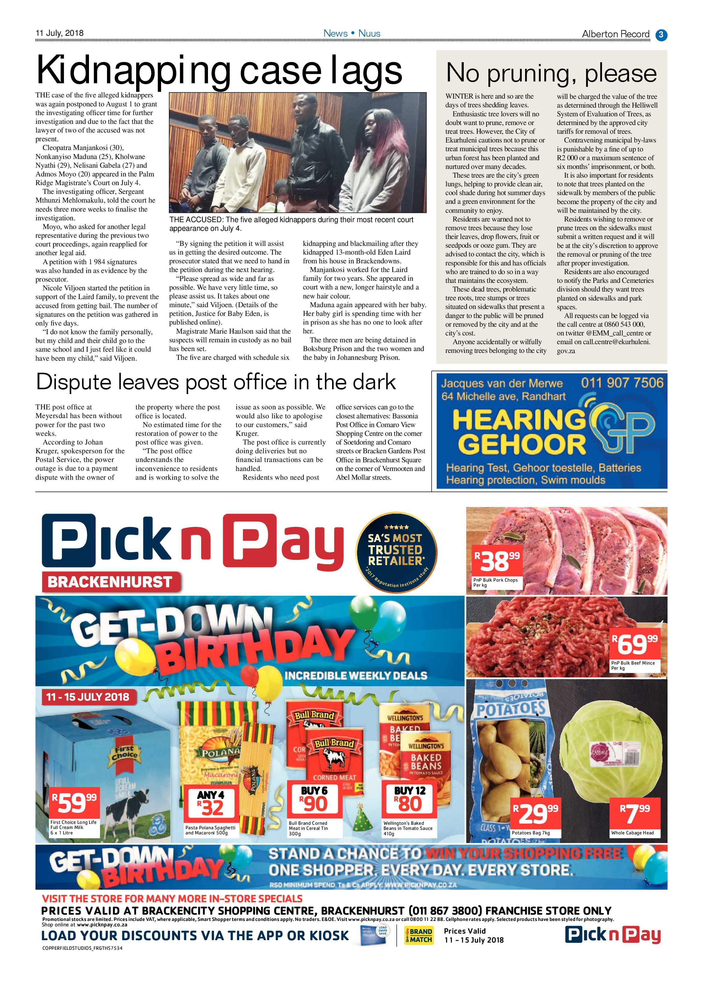 Alberton Record 11 July 2018 page 3