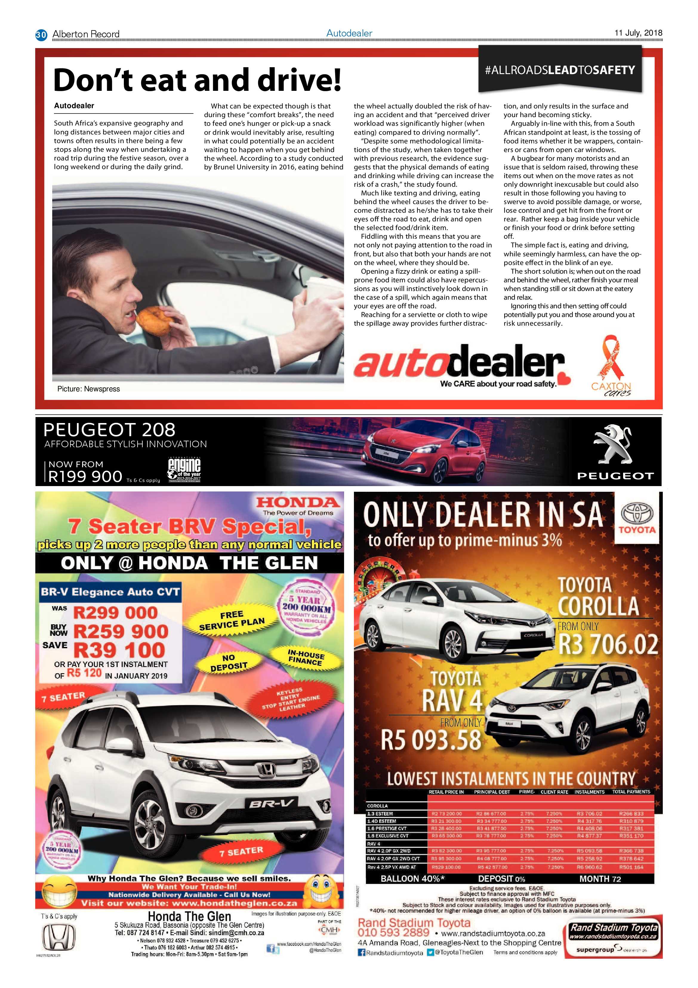 Alberton Record 11 July 2018 page 30