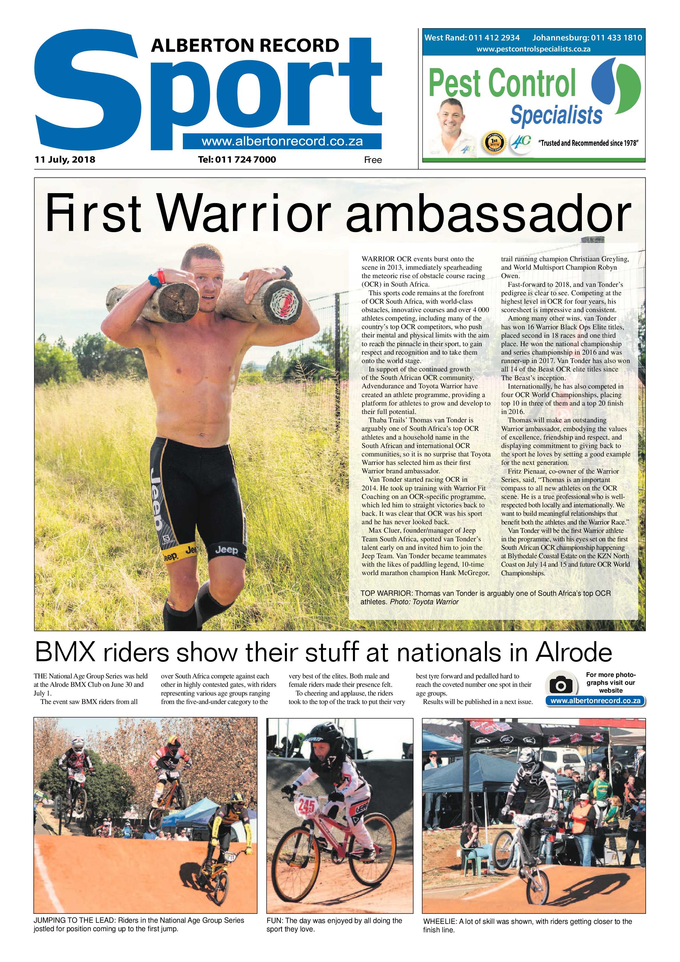 Alberton Record 11 July 2018 page 32