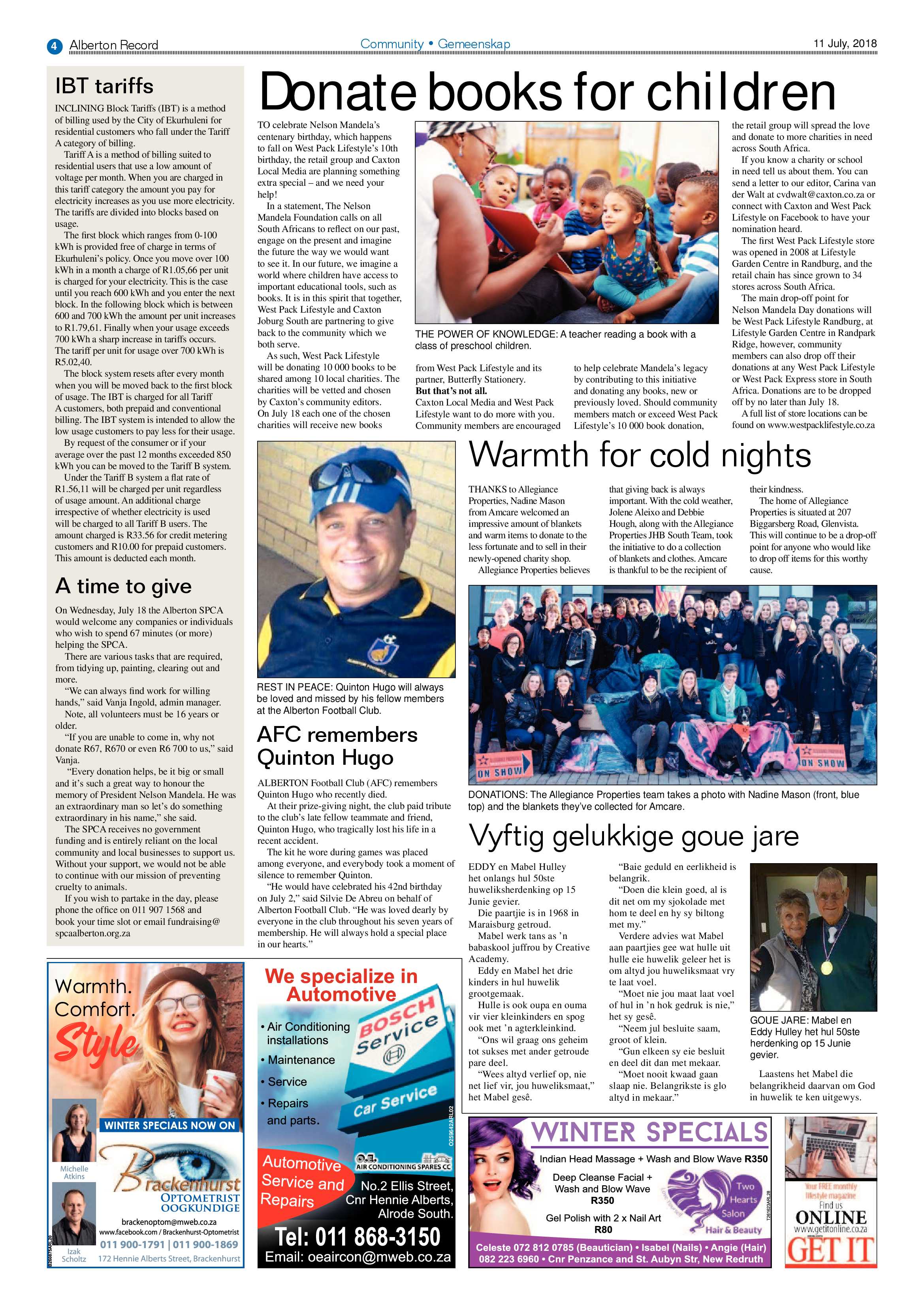 Alberton Record 11 July 2018 page 4