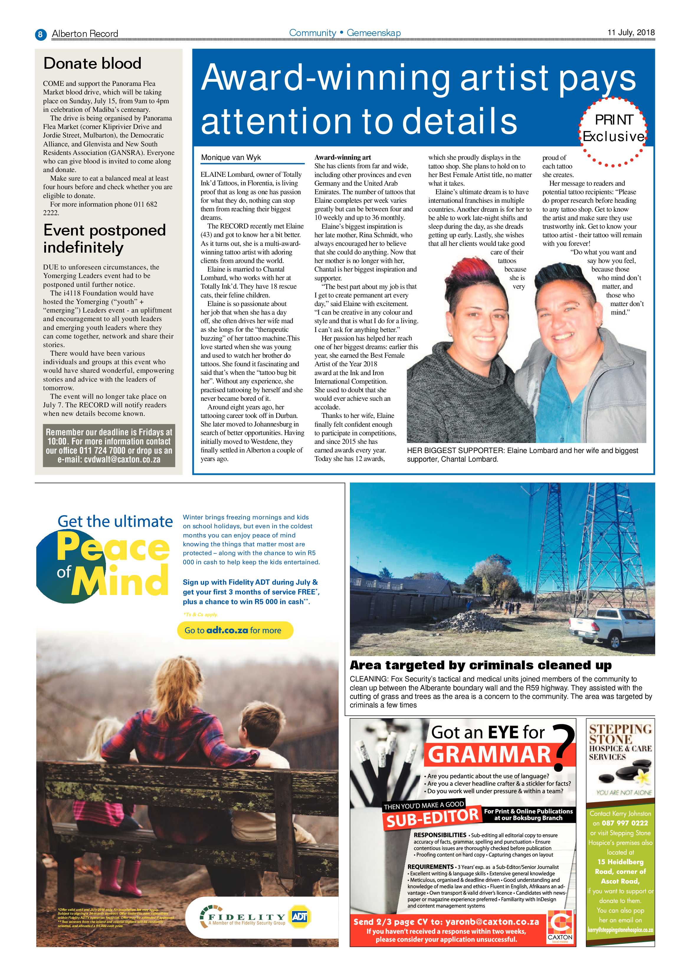 Alberton Record 11 July 2018 page 8