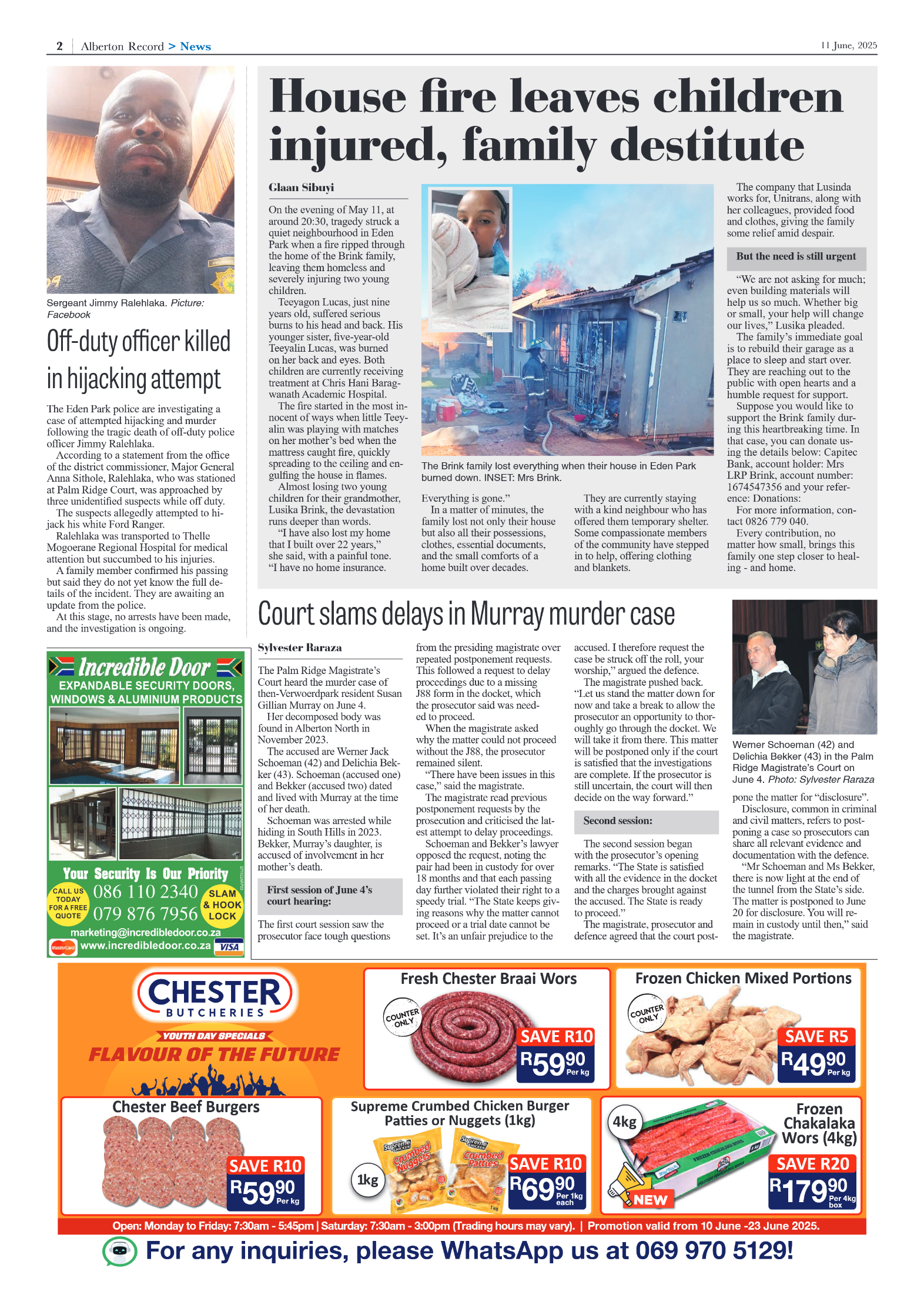 Alberton Record 11 June 2025 page 4