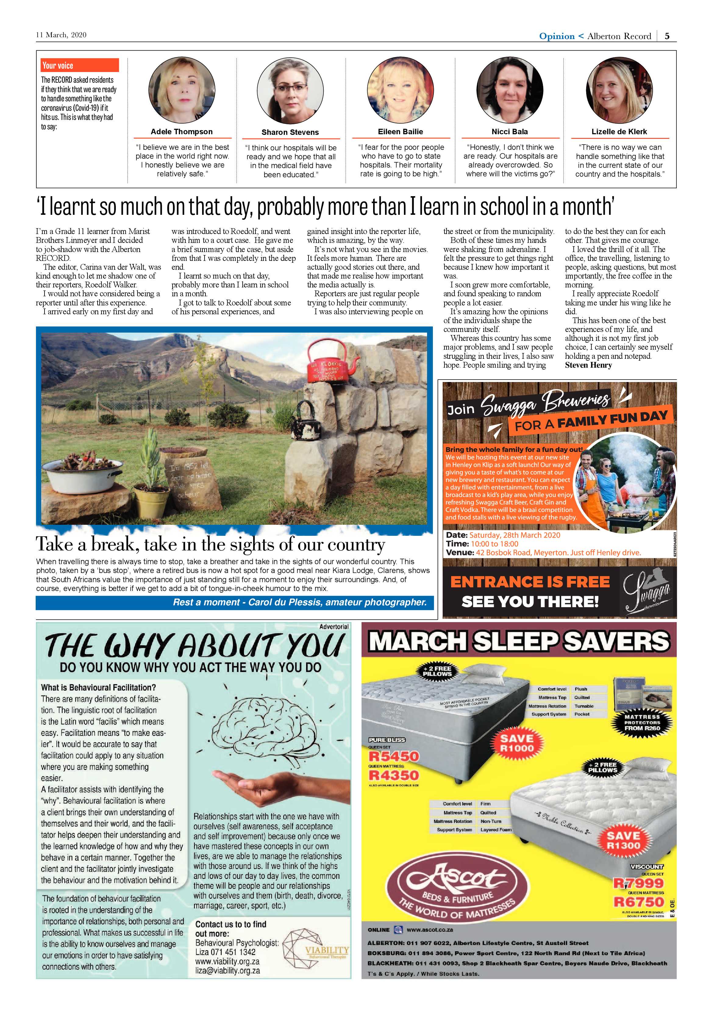 Alberton Record 11 March 2020 page 5