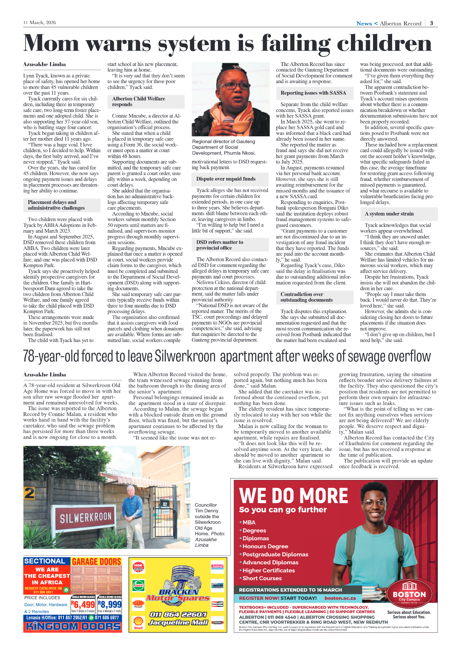 Alberton Record 11 March 2026 page 5