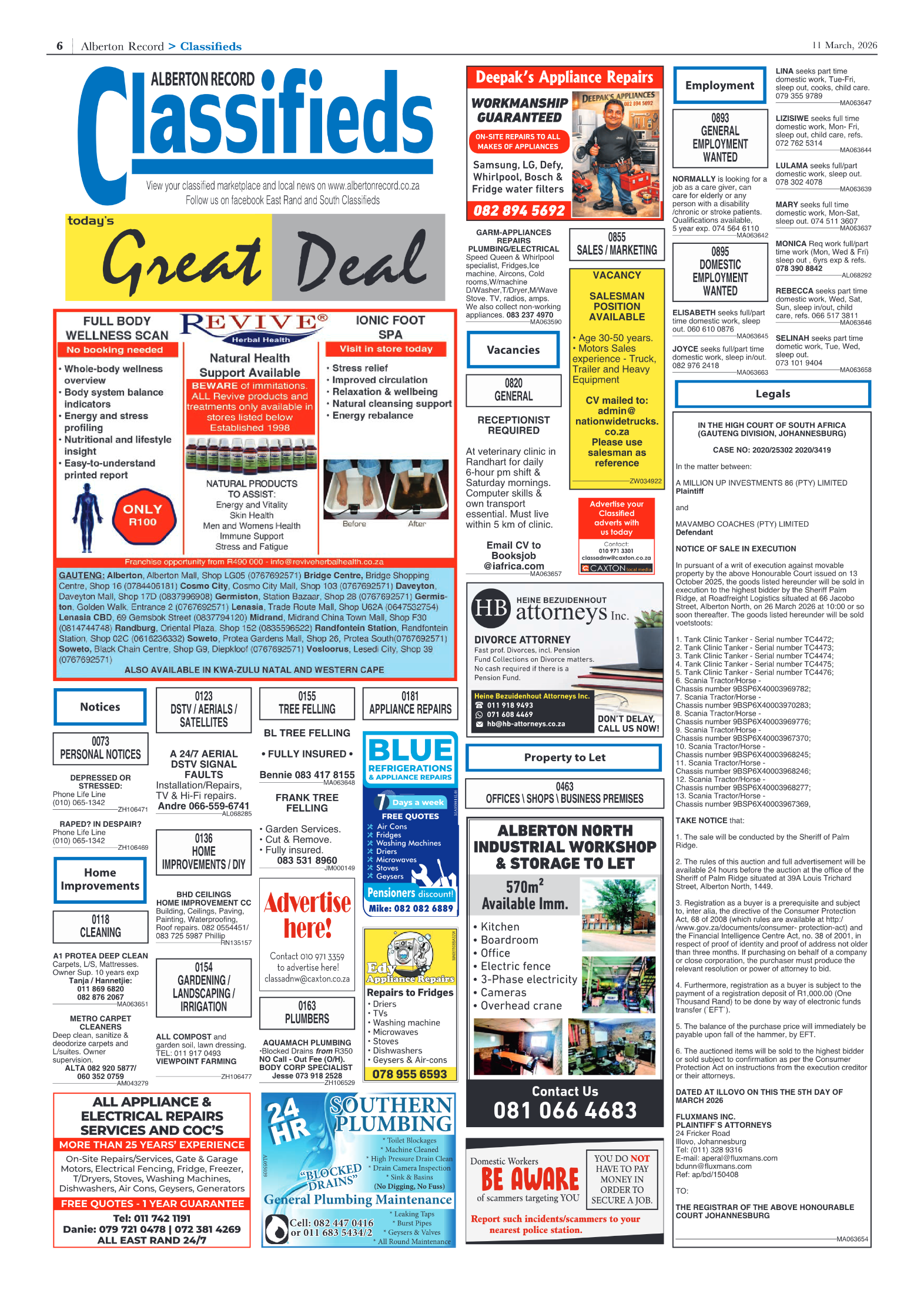 Alberton Record 11 March 2026 page 8