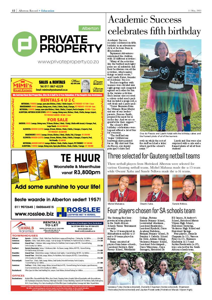 Alberton Record 11 May 2022 page 14