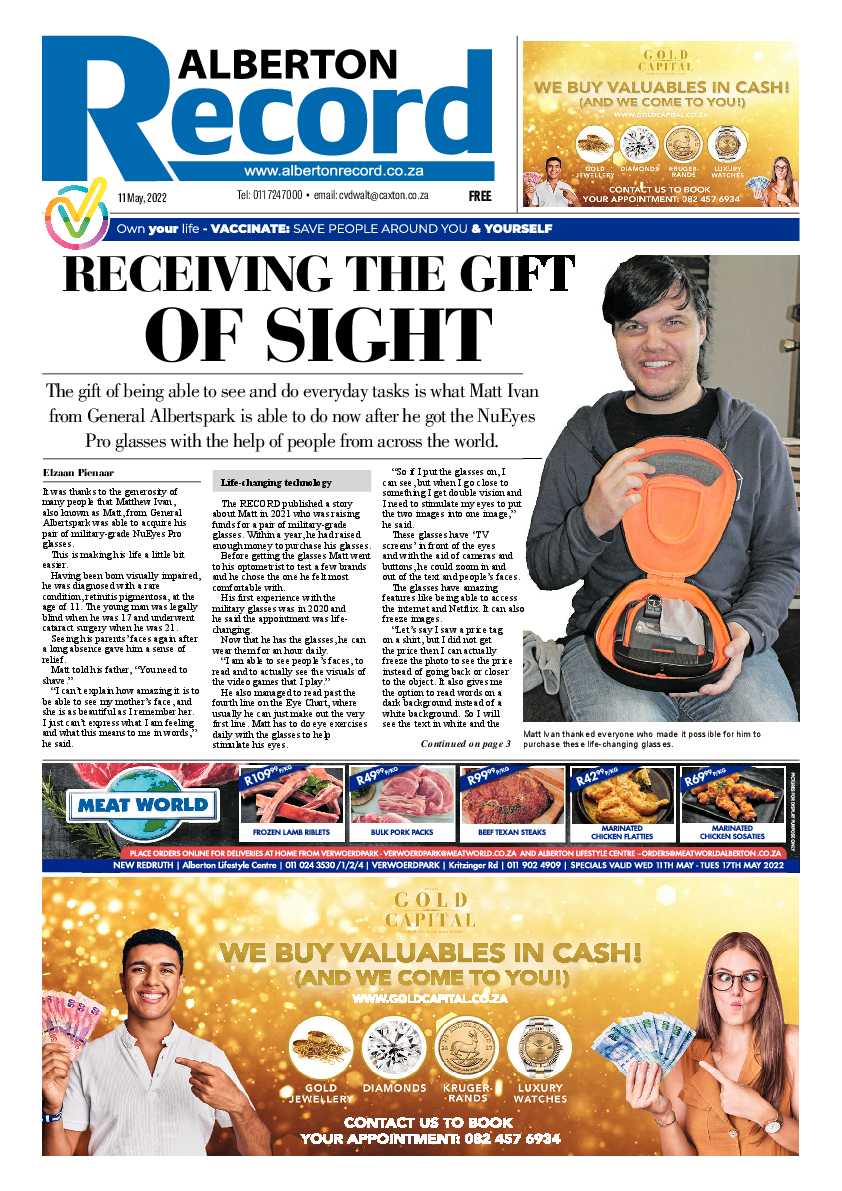 Alberton Record 11 May 2022 page 3