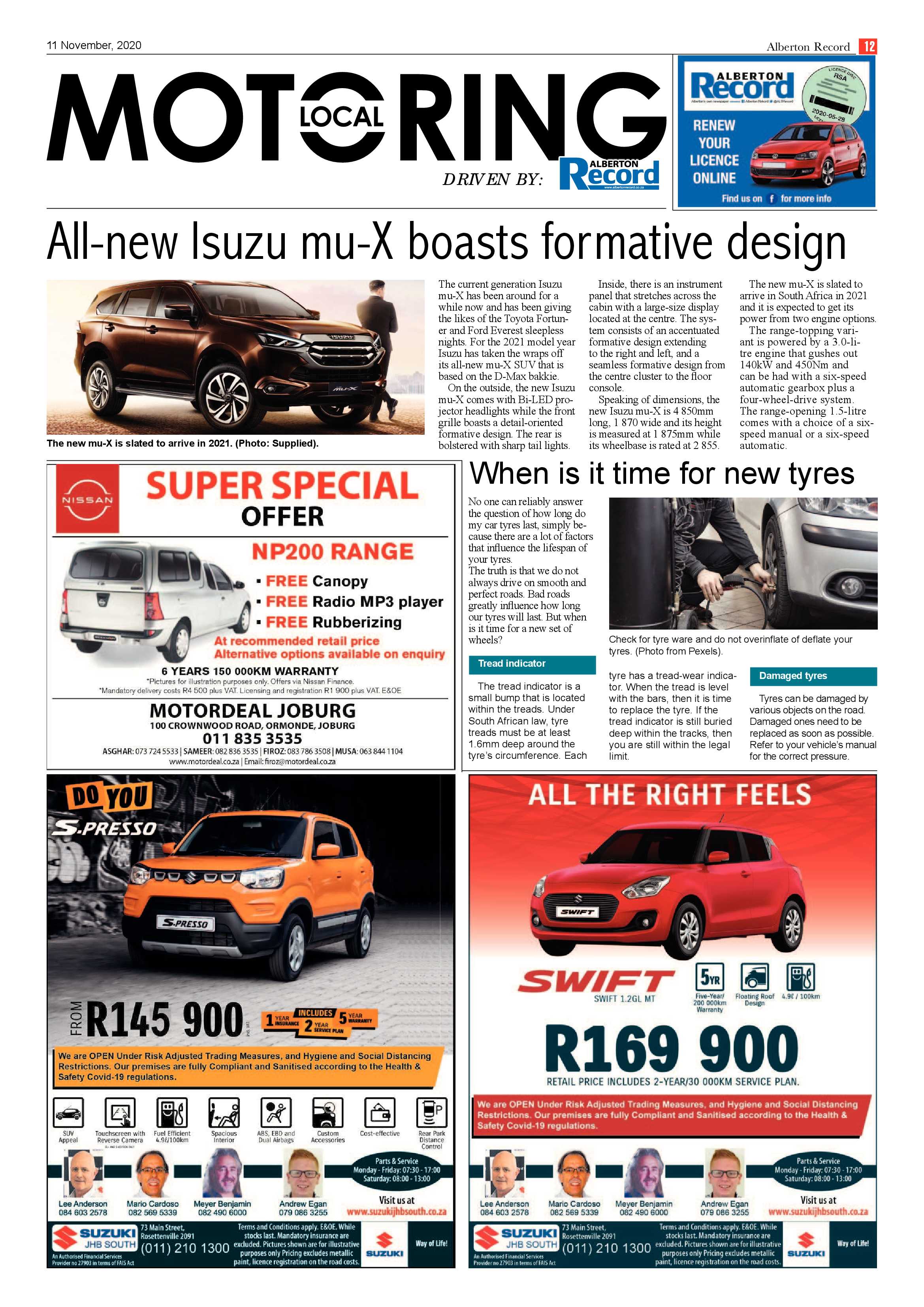 Alberton Record 11 November Alberton 2020 page 12