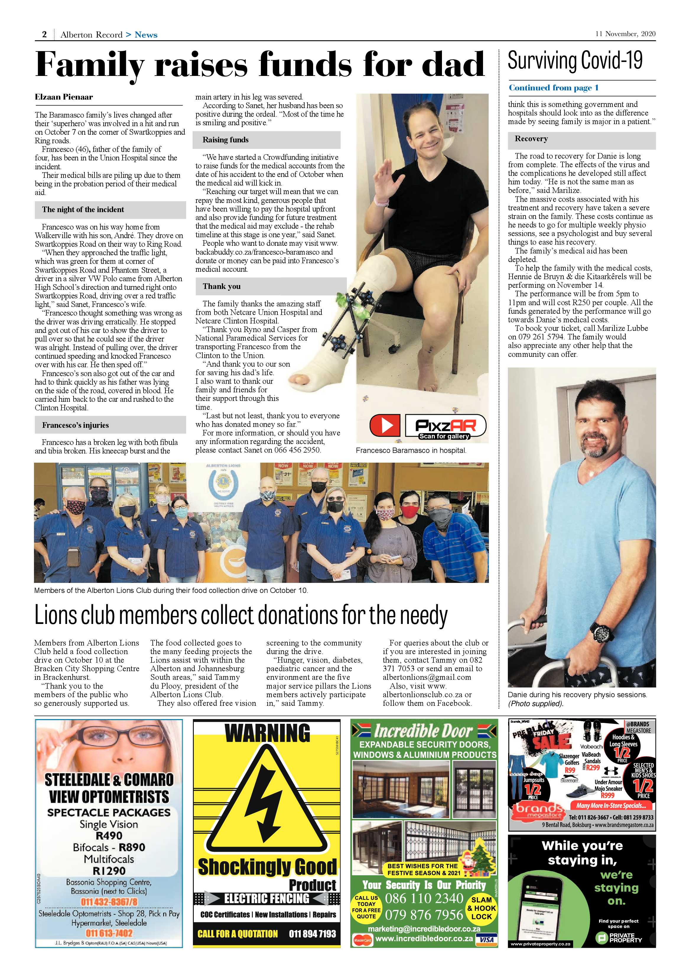 Alberton Record 11 November Alberton 2020 page 2