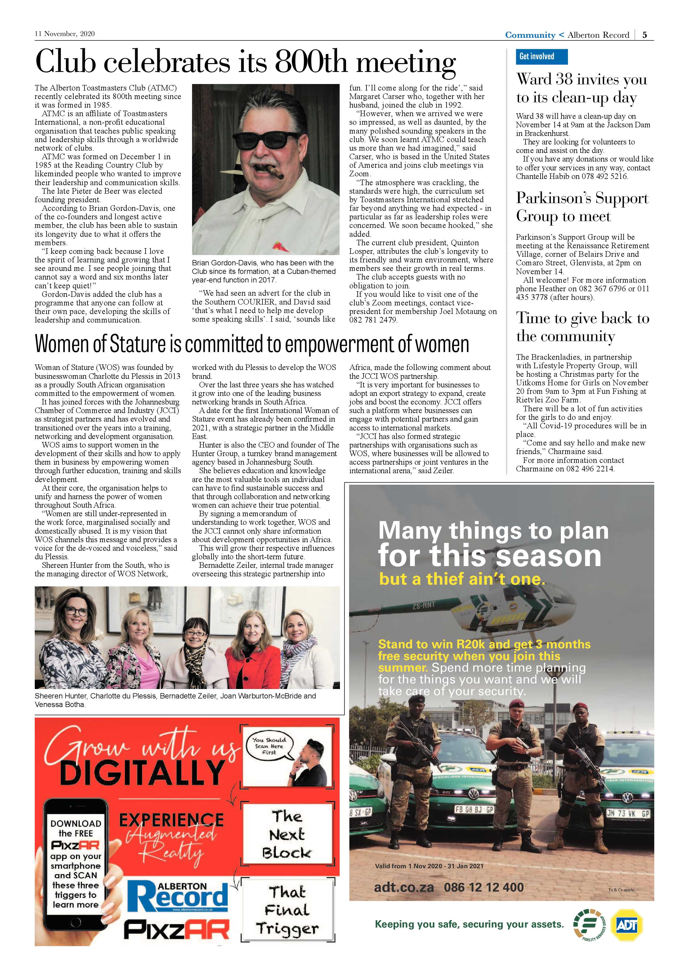 Alberton Record 11 November Alberton 2020 page 5