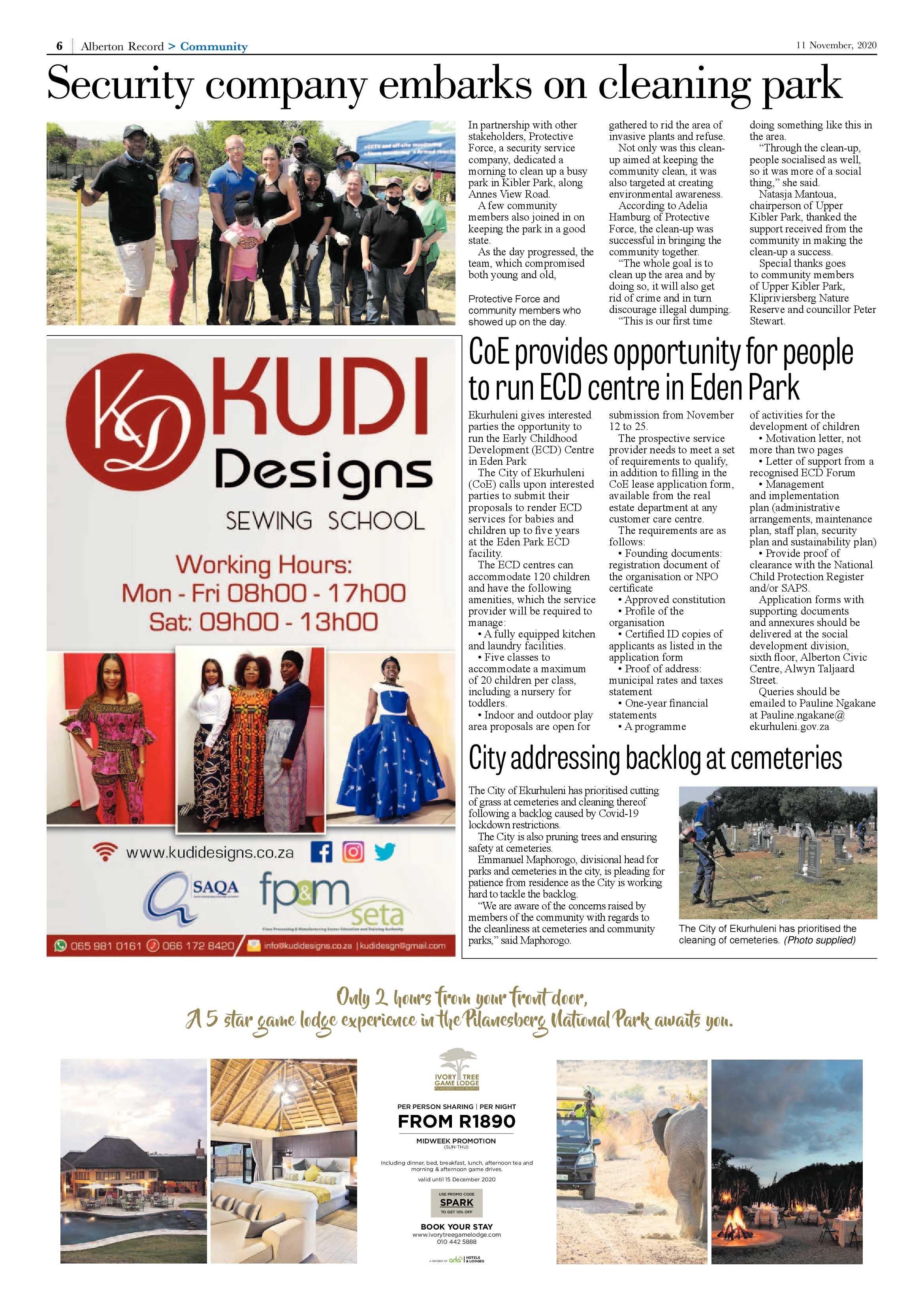 Alberton Record 11 November Alberton 2020 page 6
