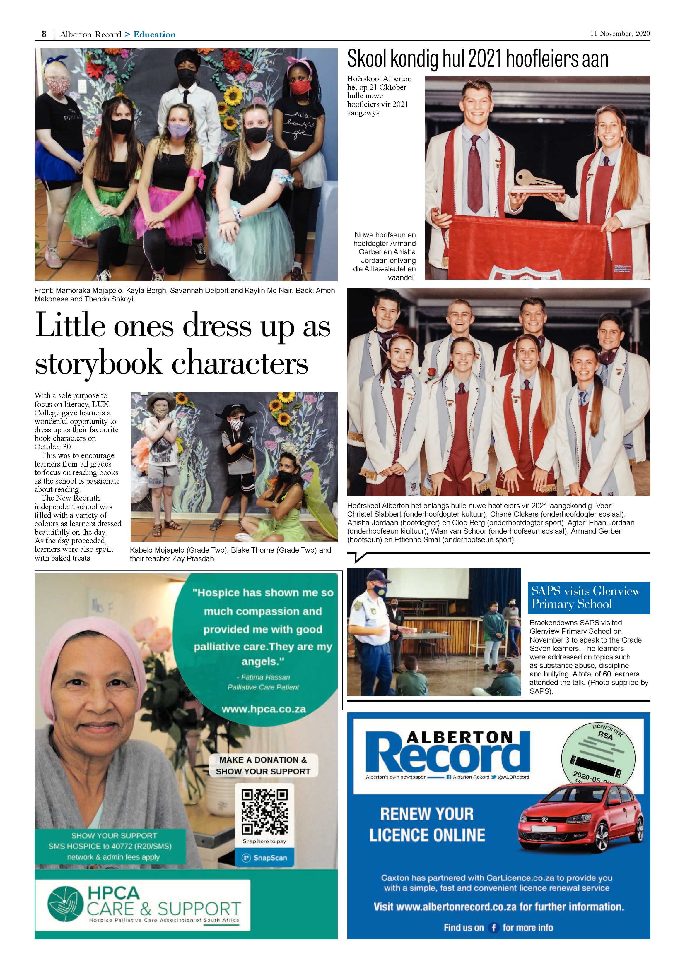 Alberton Record 11 November Alberton 2020 page 8