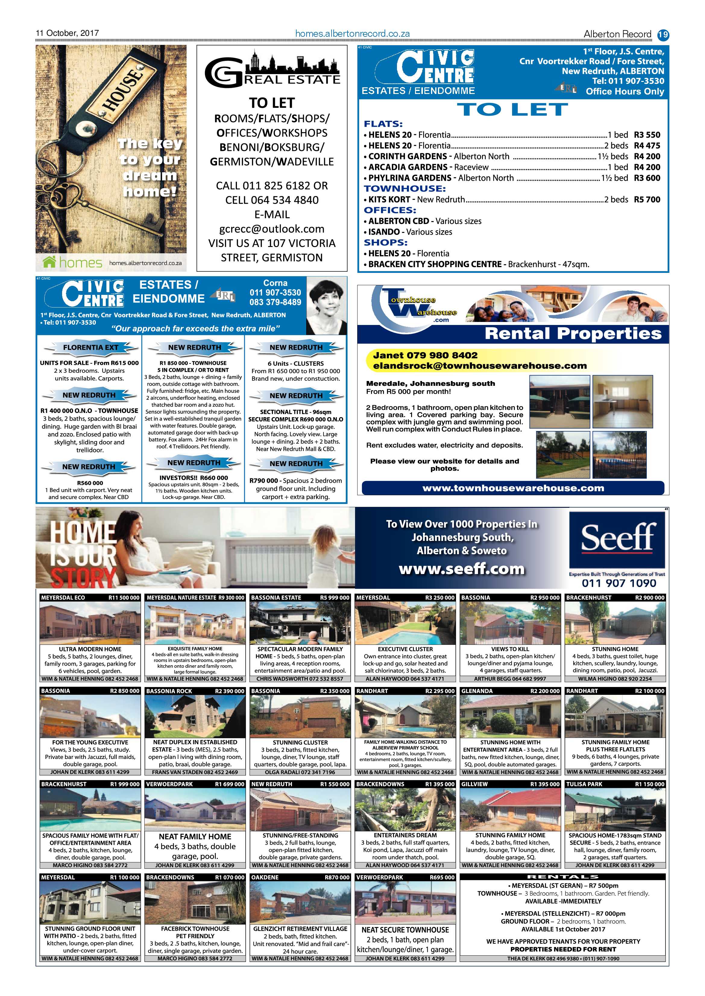 Alberton Record 11 October 2017 page 19
