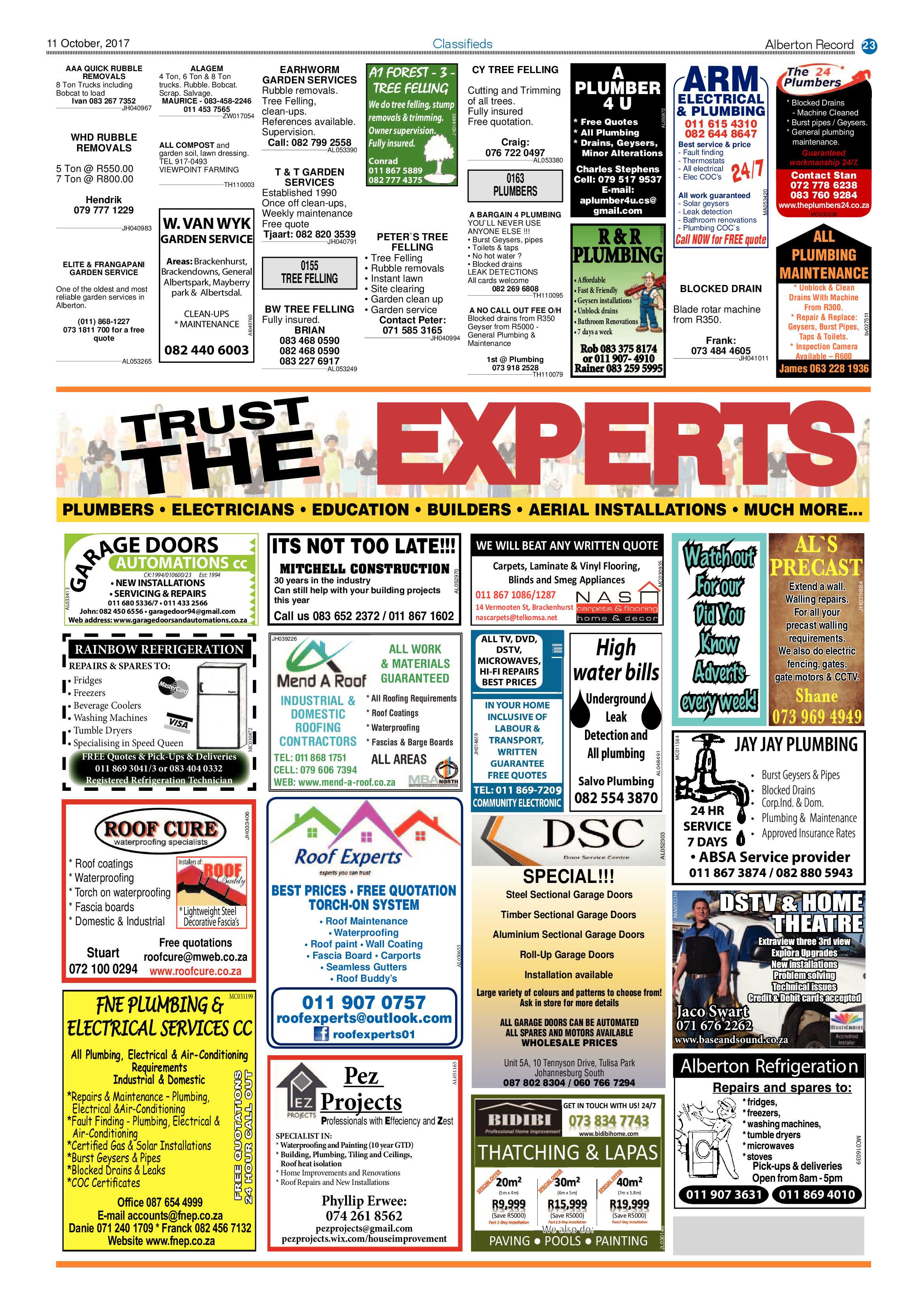 Alberton Record 11 October 2017 page 23