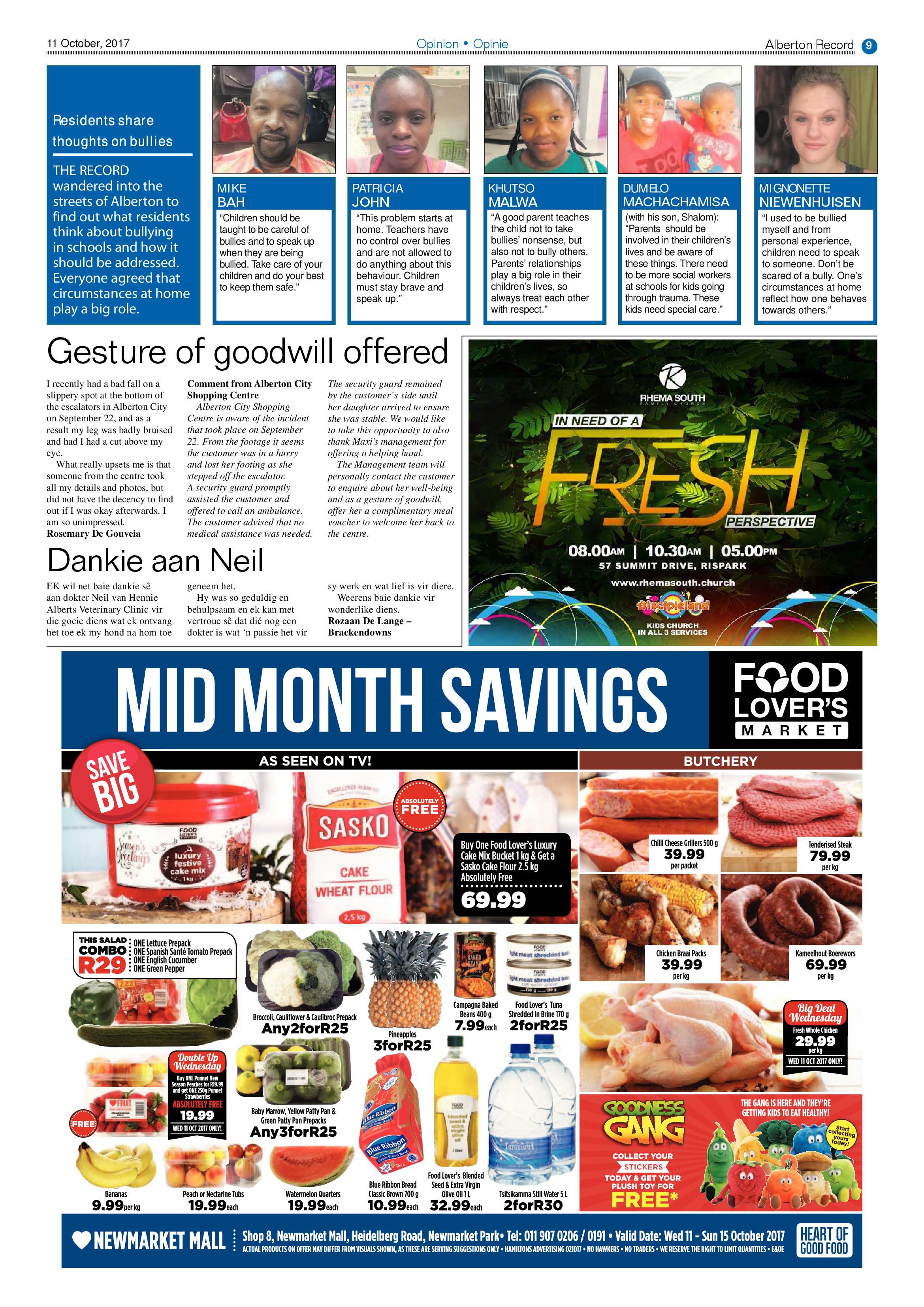 Alberton Record 11 October 2017 page 9