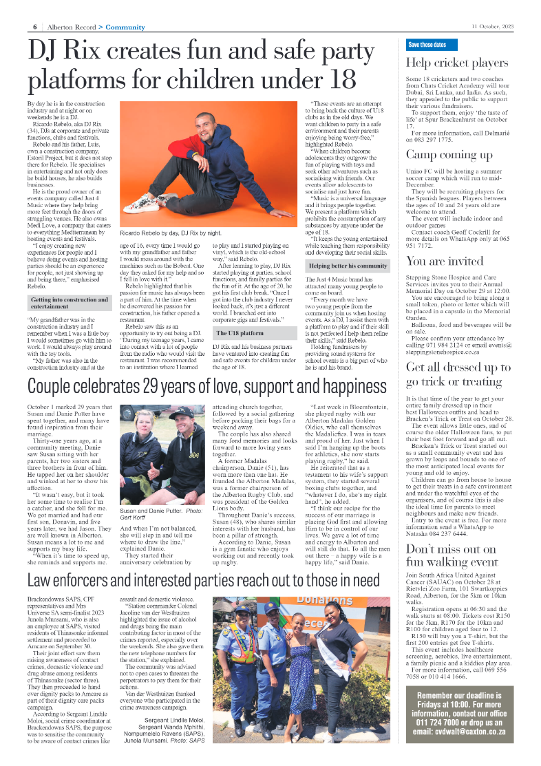 Alberton Record 11 October 2023 page 6