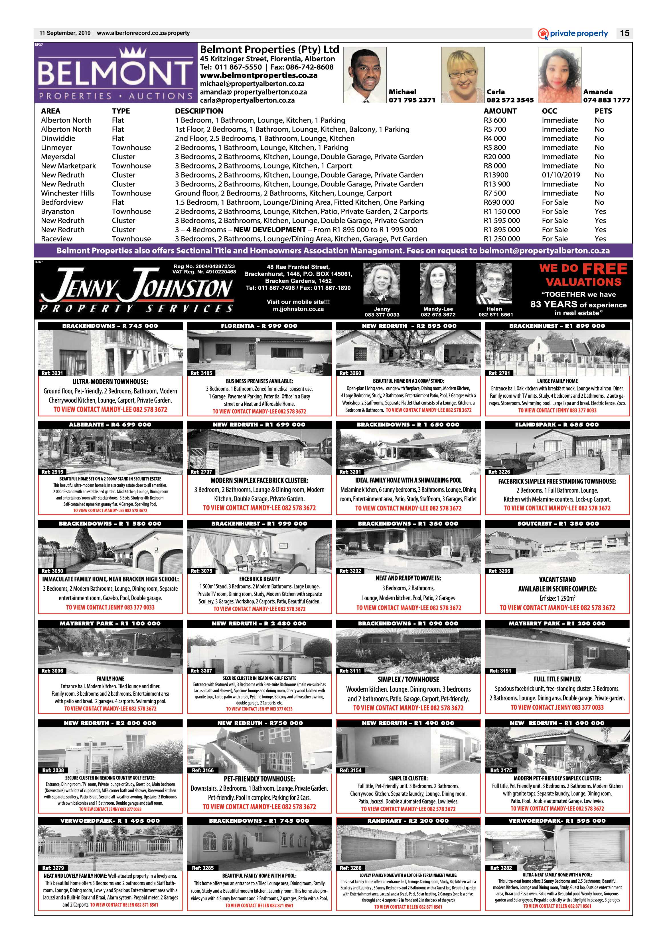 Alberton Record 11 September 2019 page 15