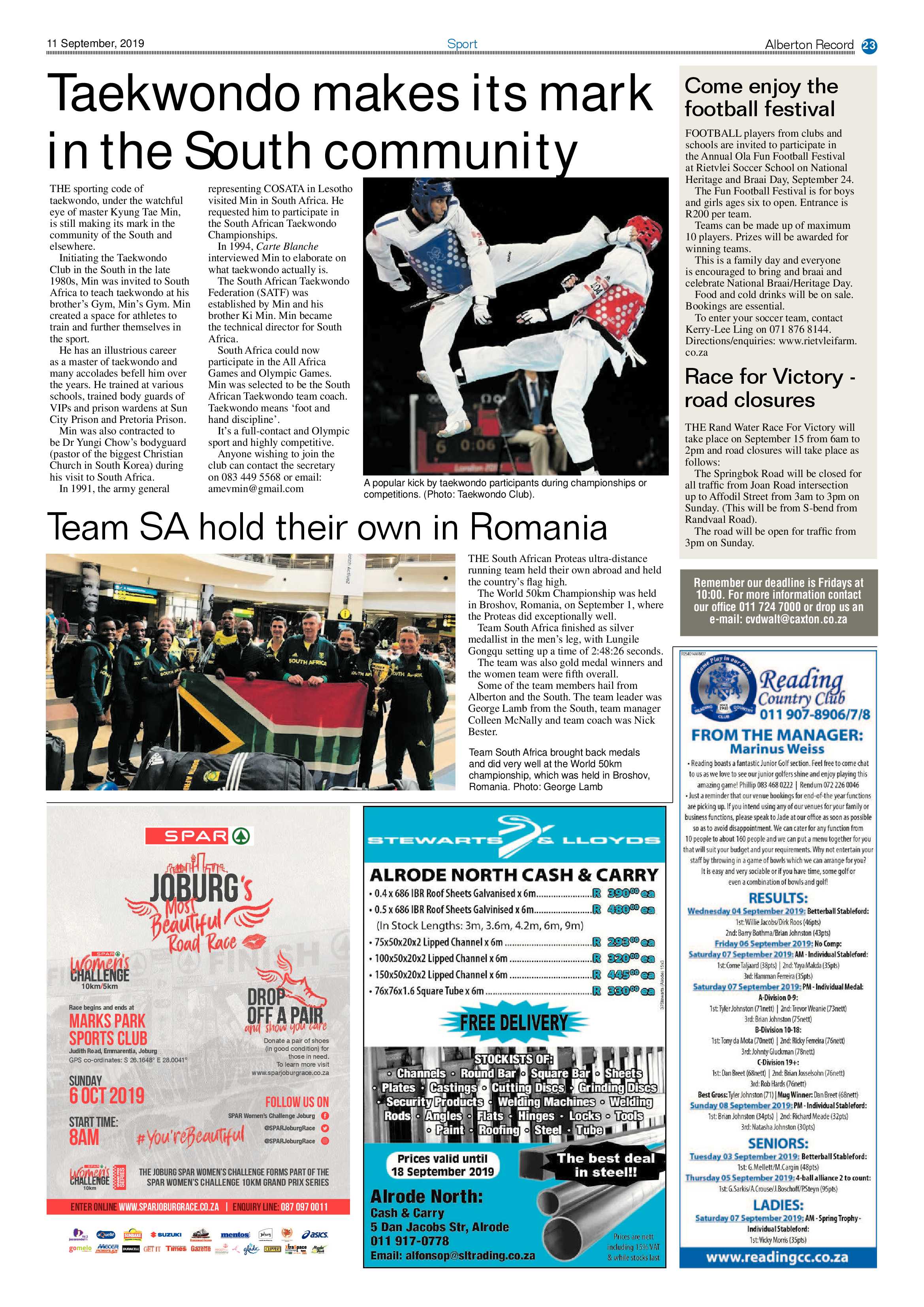 Alberton Record 11 September 2019 page 23