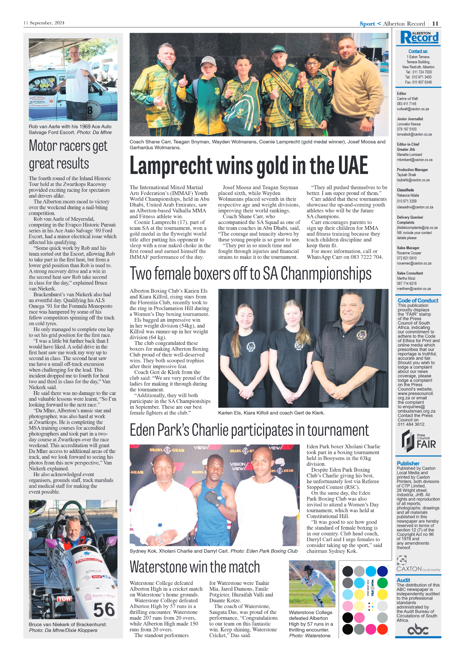 Alberton Record 11 September 2024 page 11