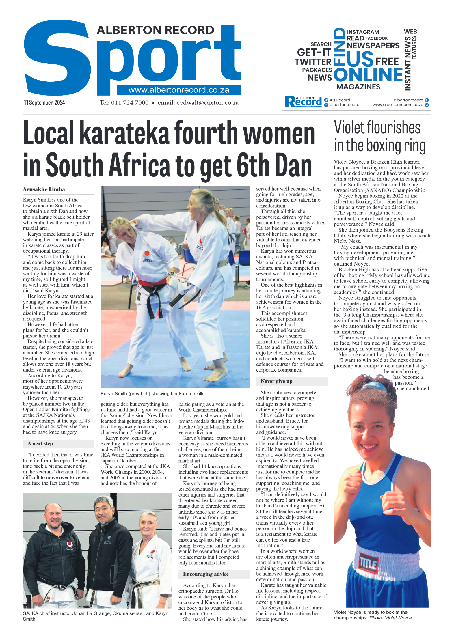 Alberton Record 11 September 2024 page 12