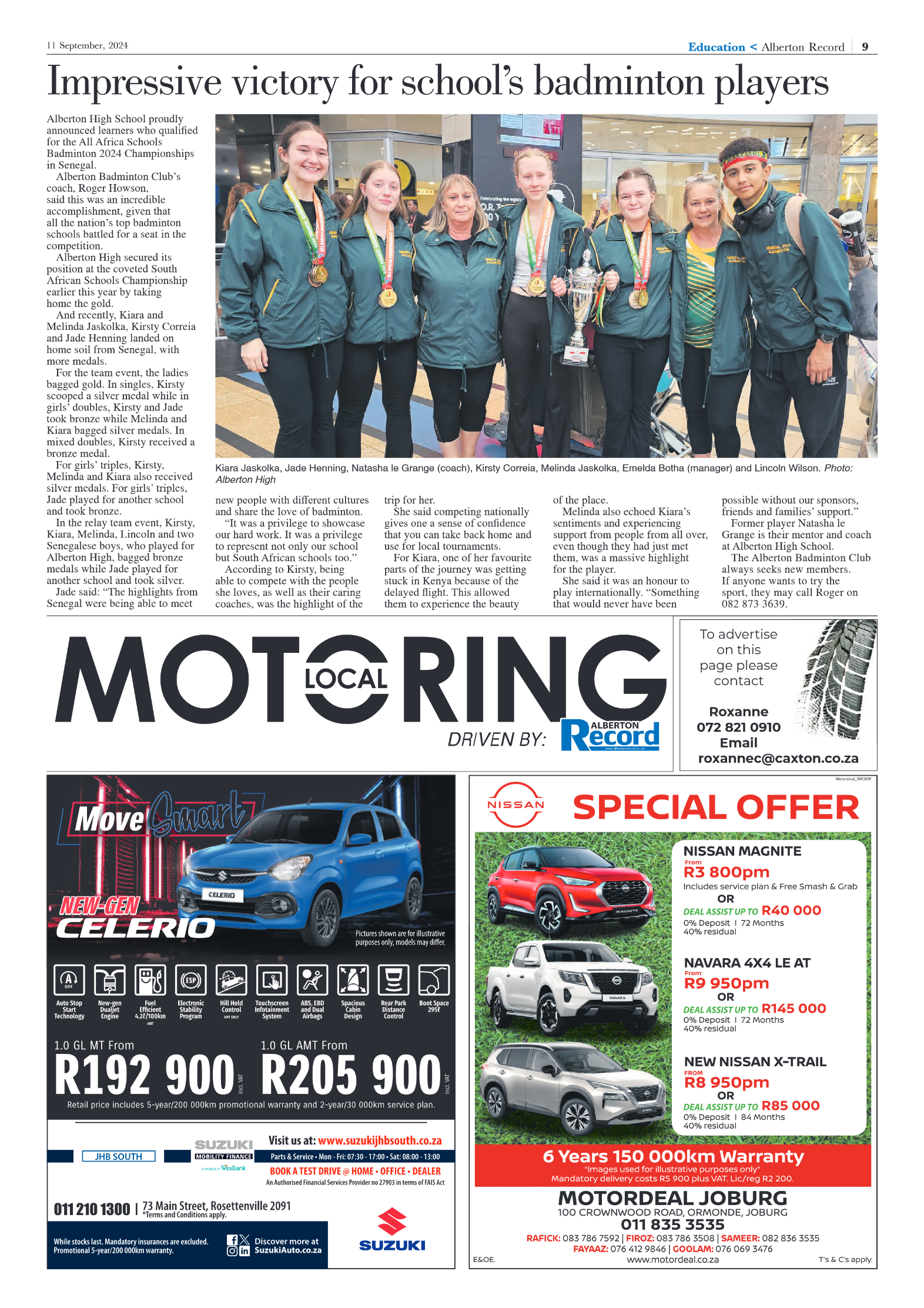 Alberton Record 11 September 2024 page 9
