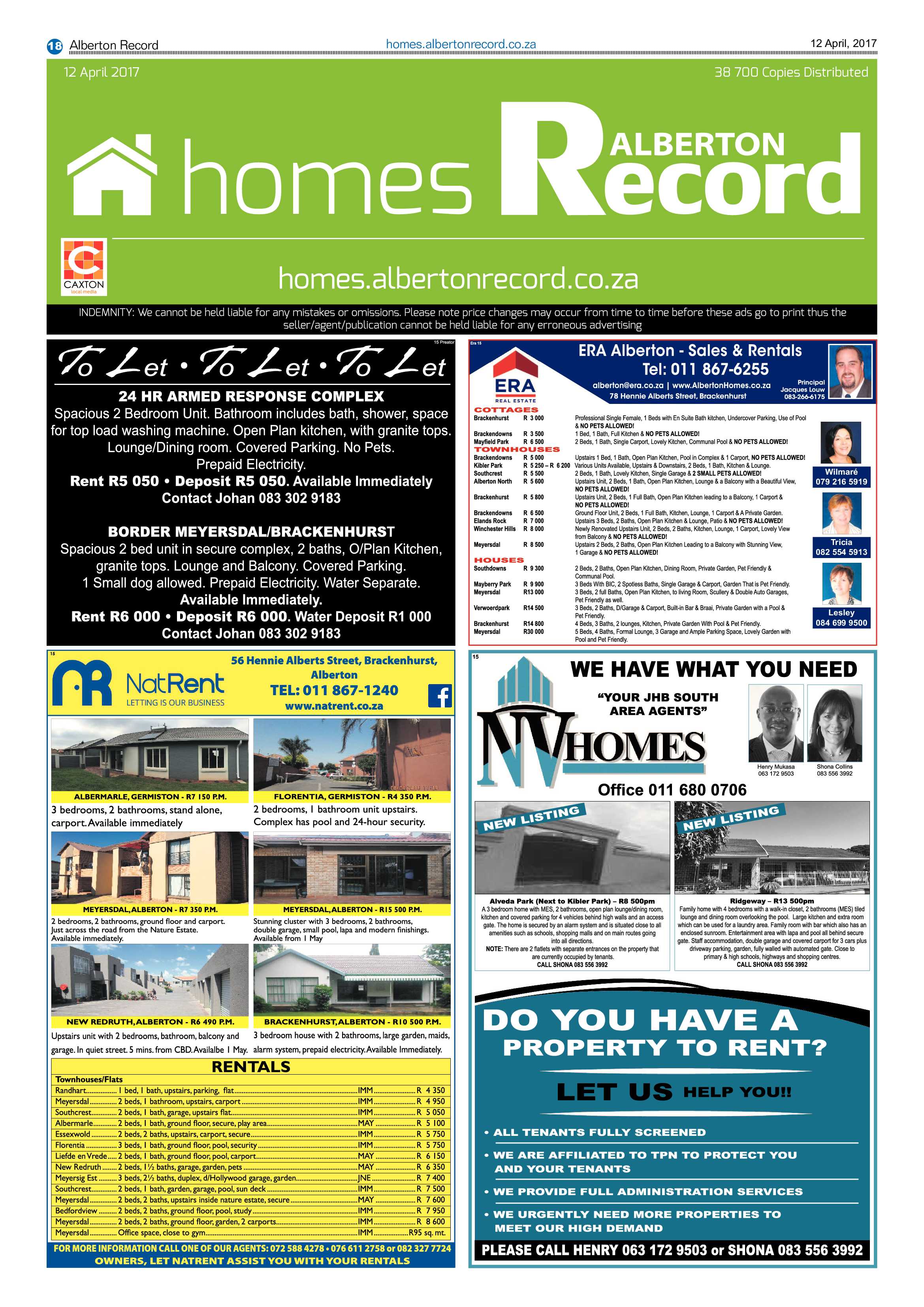 Alberton Record 12 April 2017 page 18
