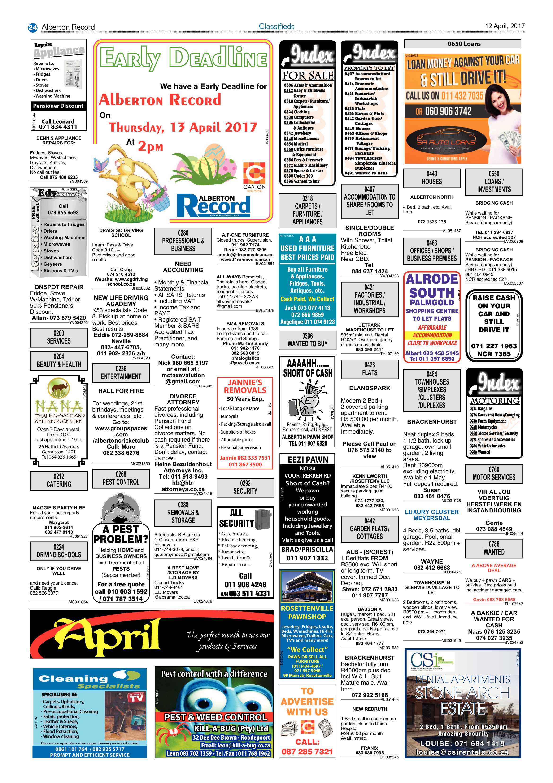 Alberton Record 12 April 2017 page 25