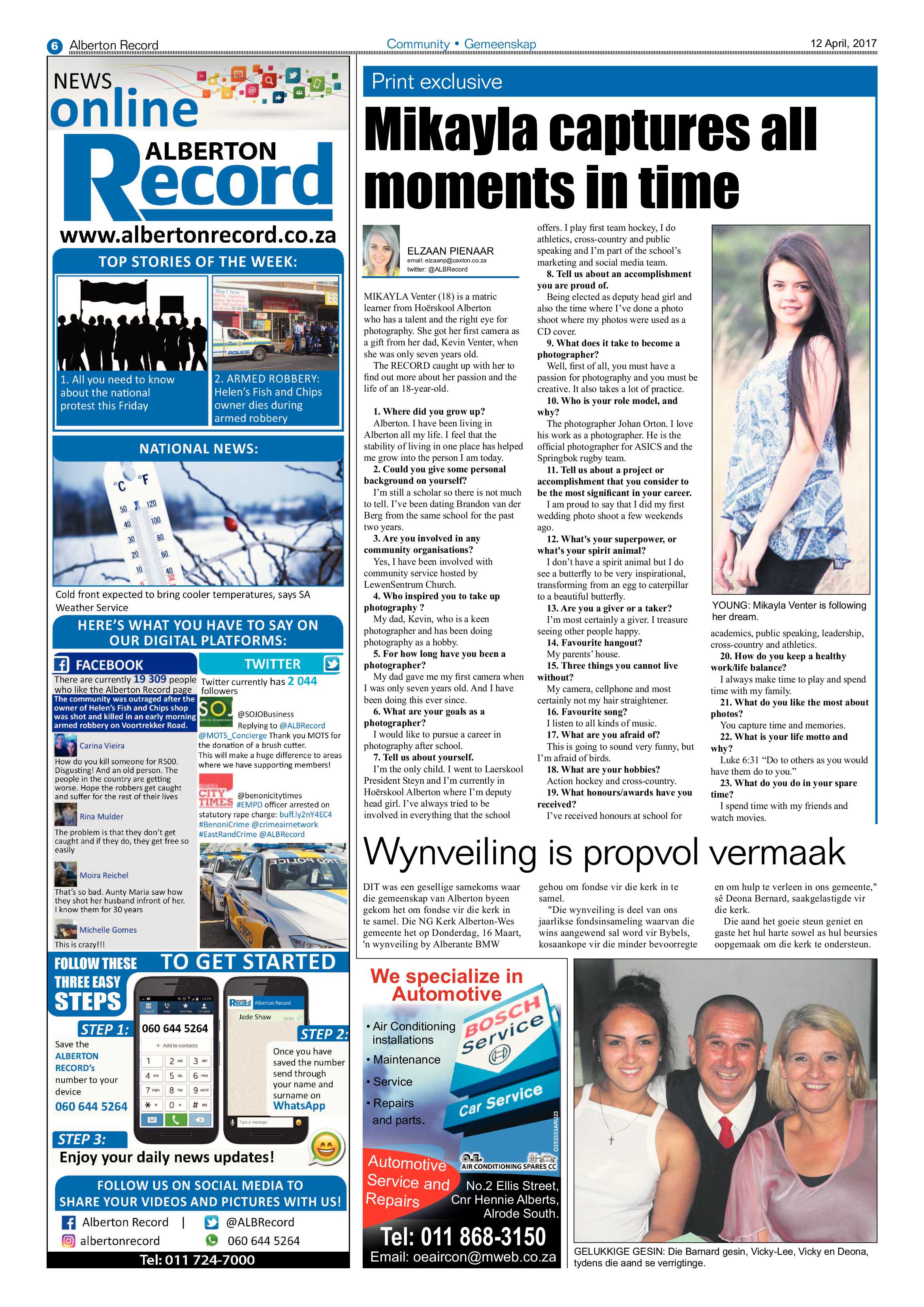 Alberton Record 12 April 2017 page 6
