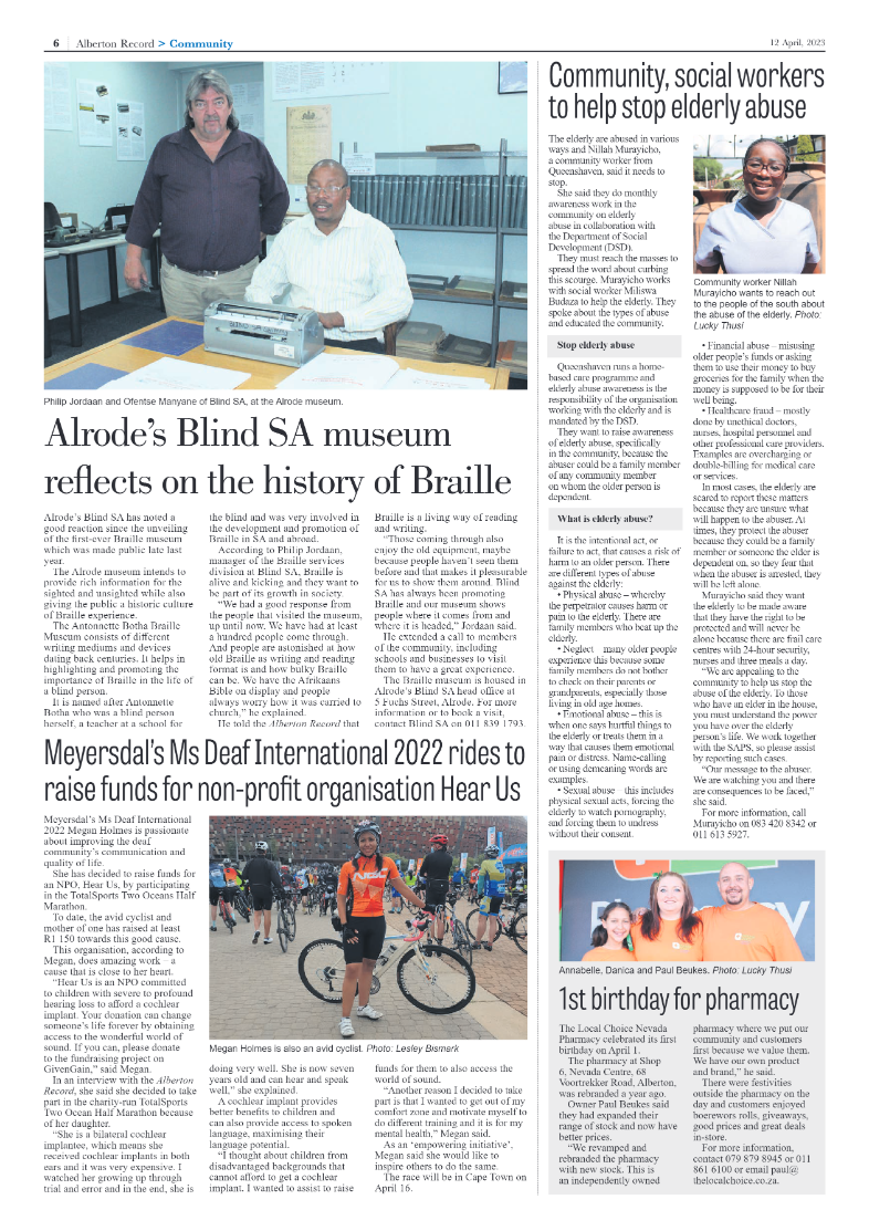 Alberton Record 12 April 2023 page 6
