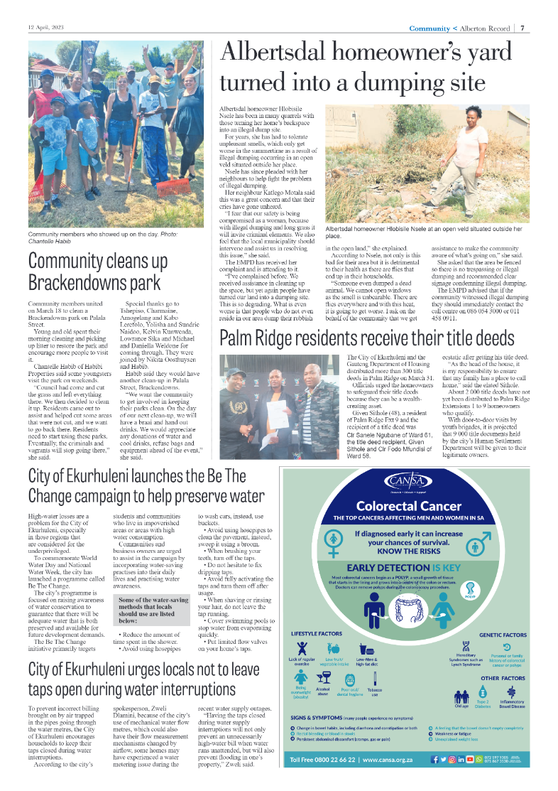 Alberton Record 12 April 2023 page 7