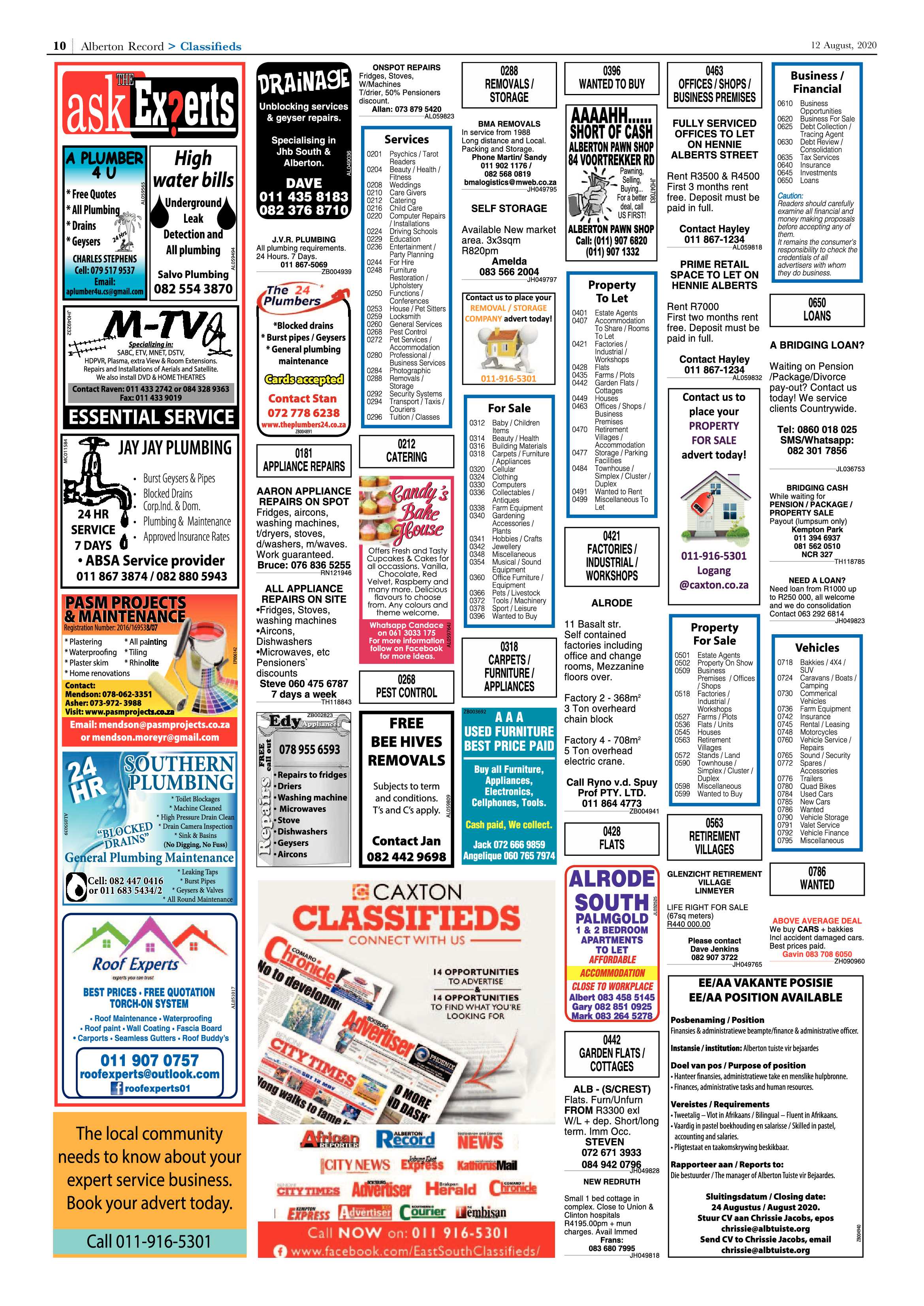 Alberton Record 12 August 2020 page 10