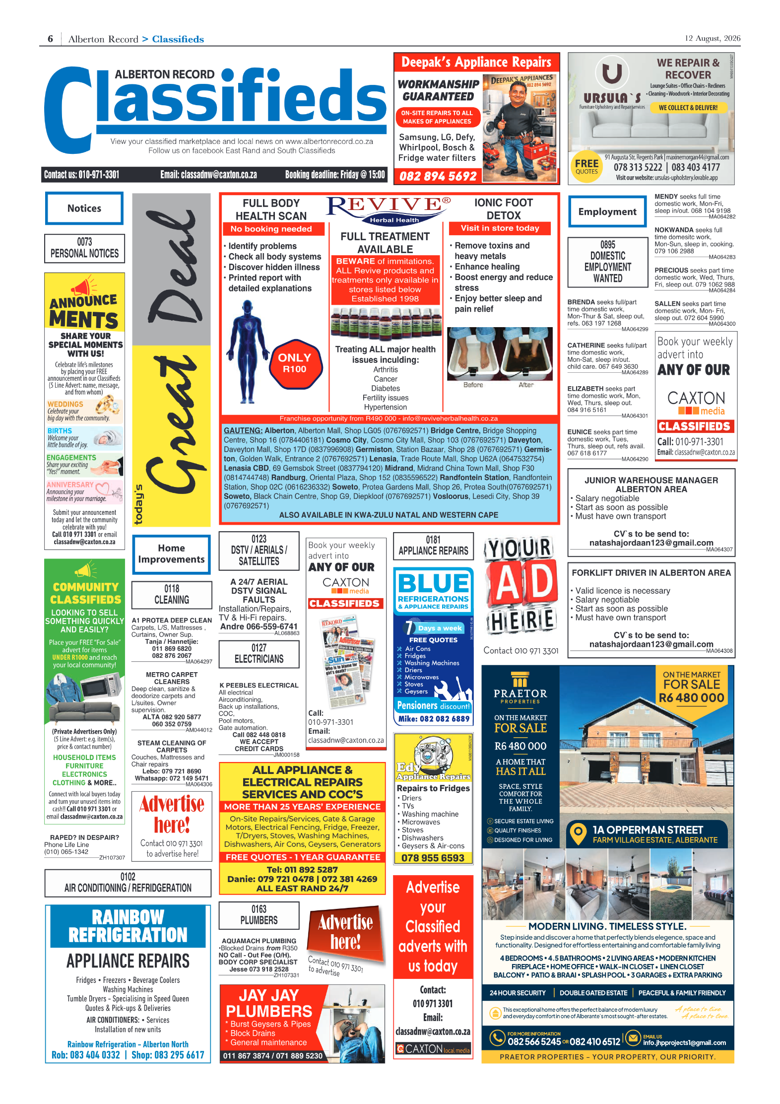 Alberton Record 12 August 2026 page 6