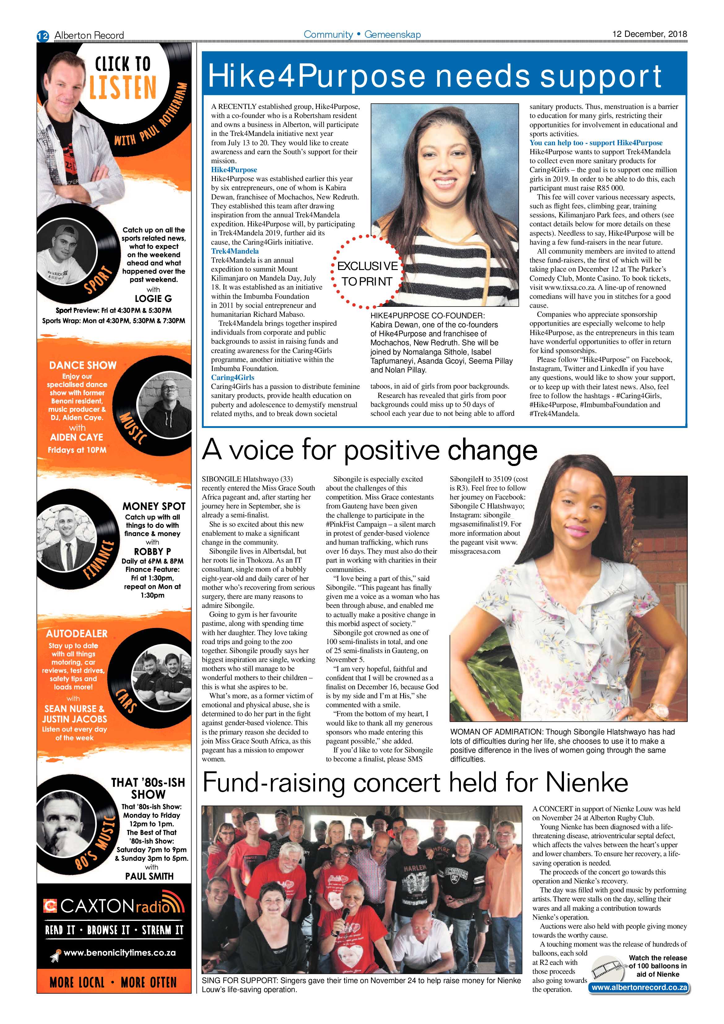 Alberton Record 12 December 2018 page 12