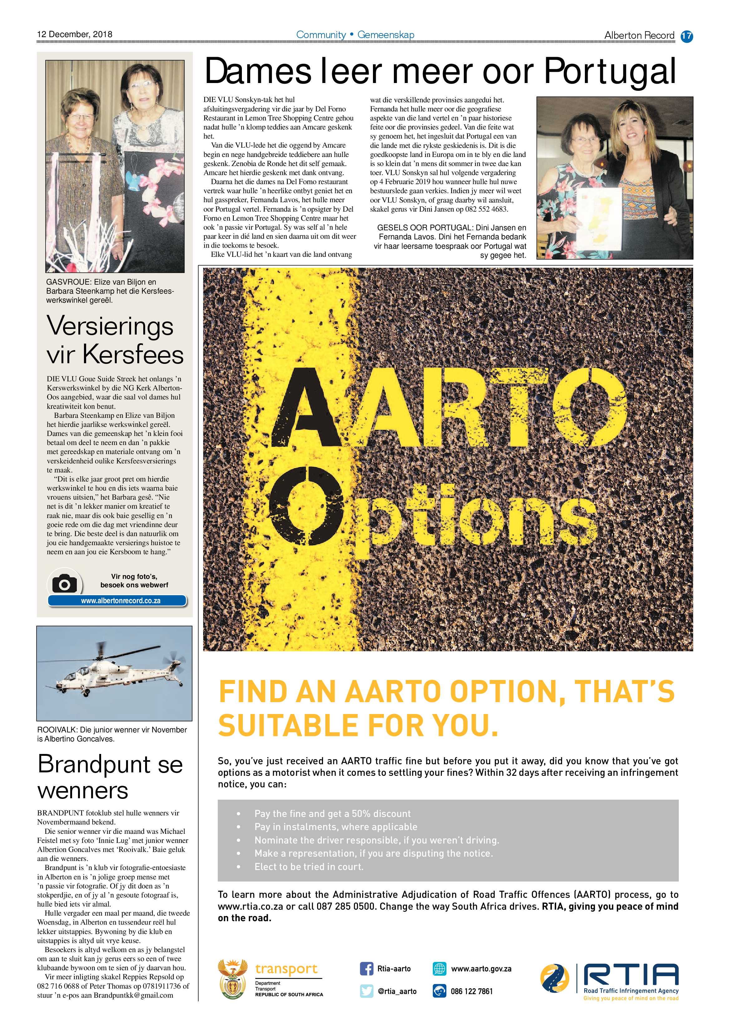 Alberton Record 12 December 2018 page 17