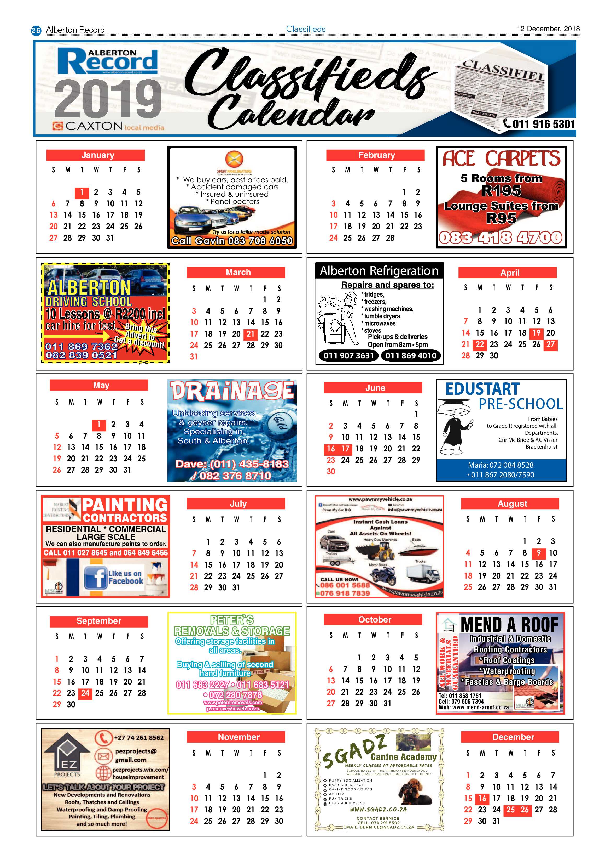 Alberton Record 12 December 2018 page 26