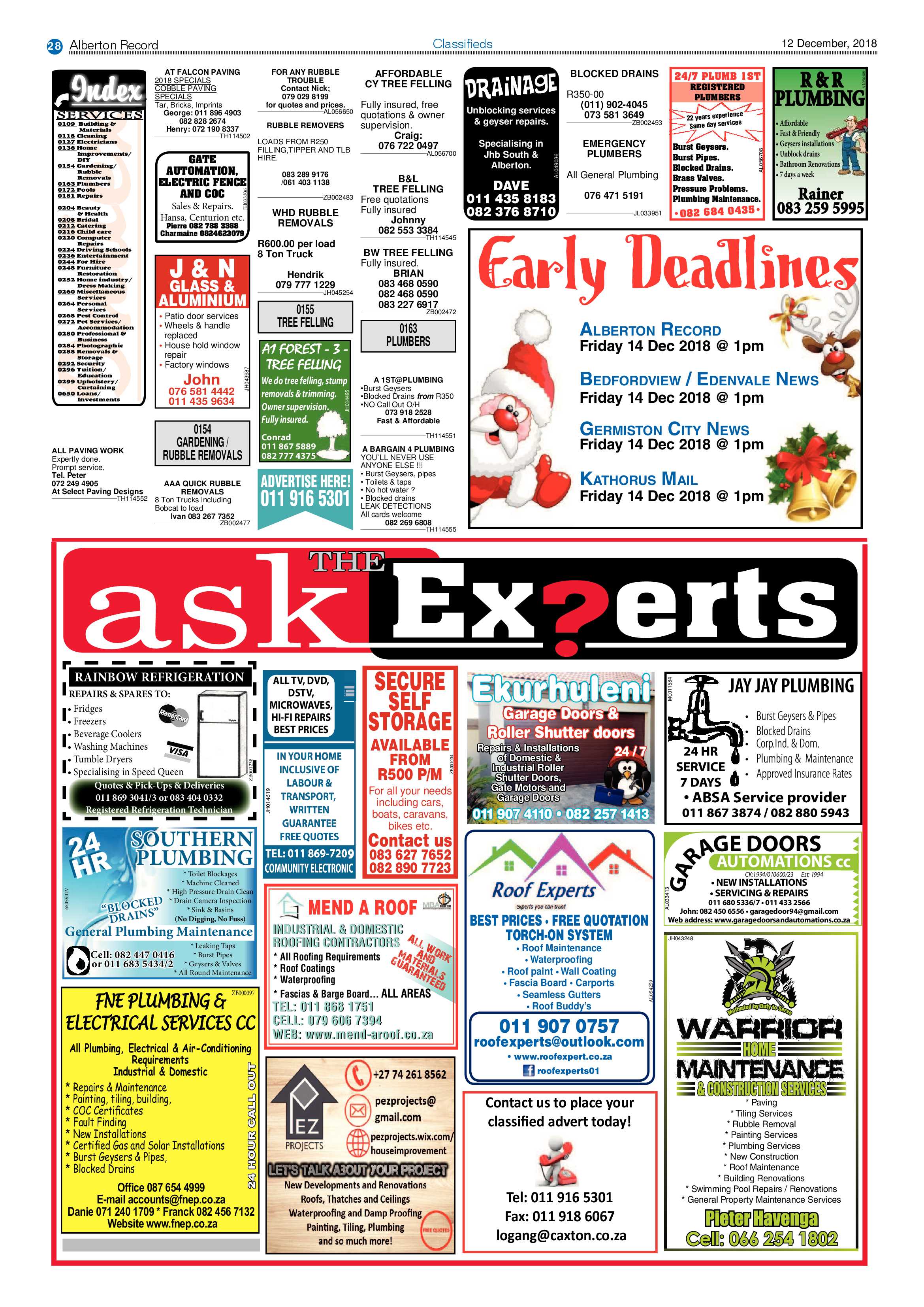 Alberton Record 12 December 2018 page 28