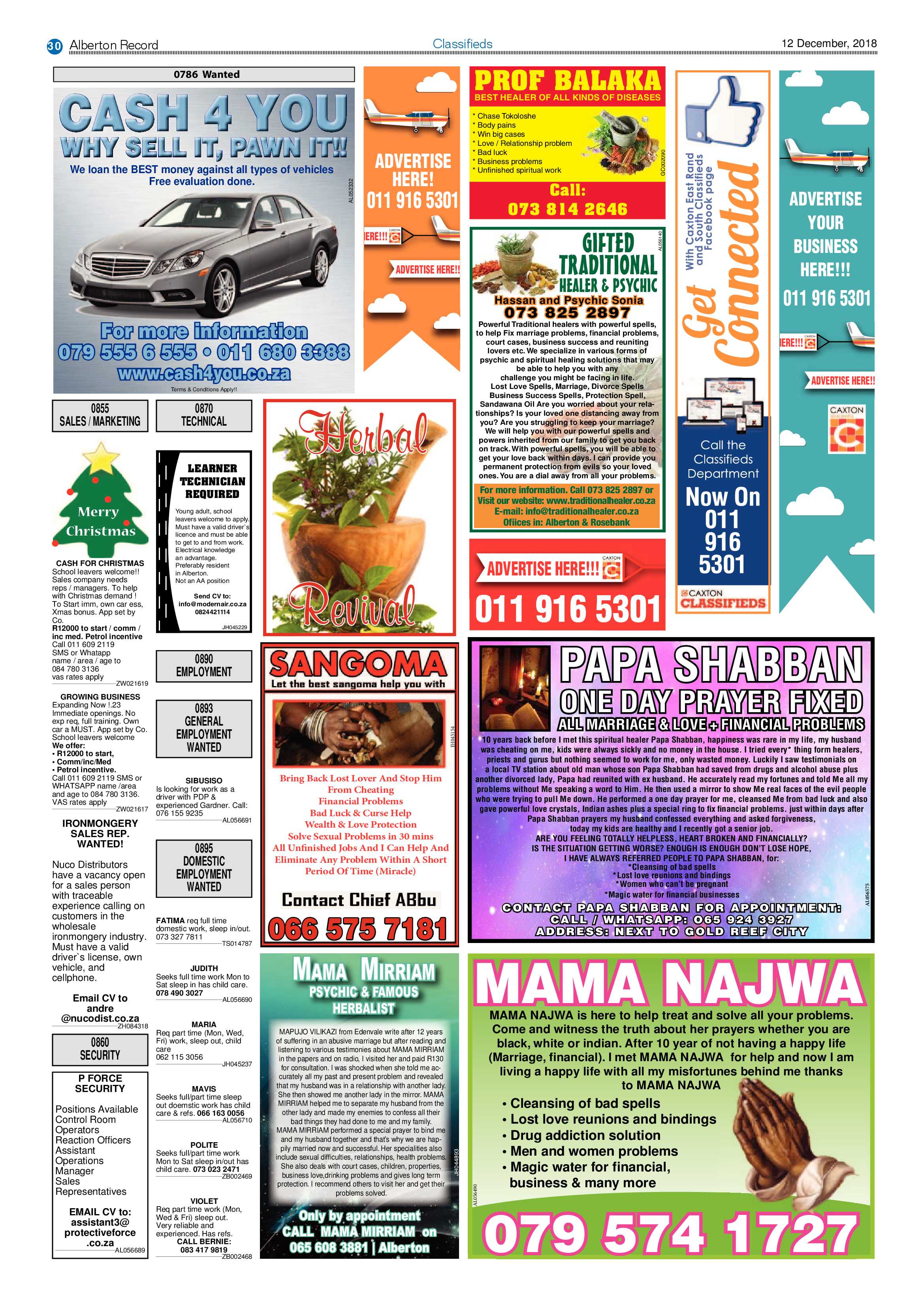 Alberton Record 12 December 2018 page 30
