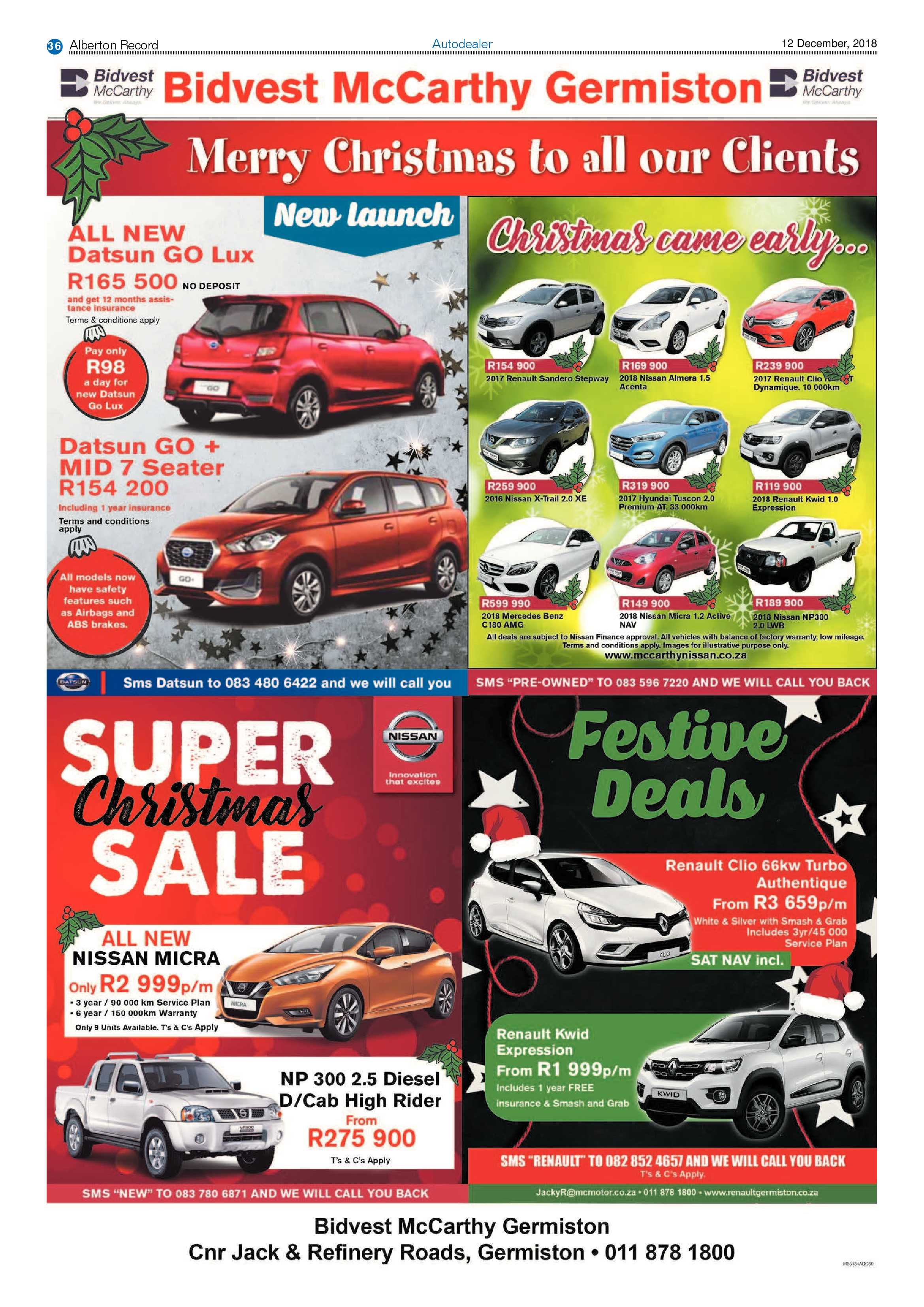 Alberton Record 12 December 2018 page 36